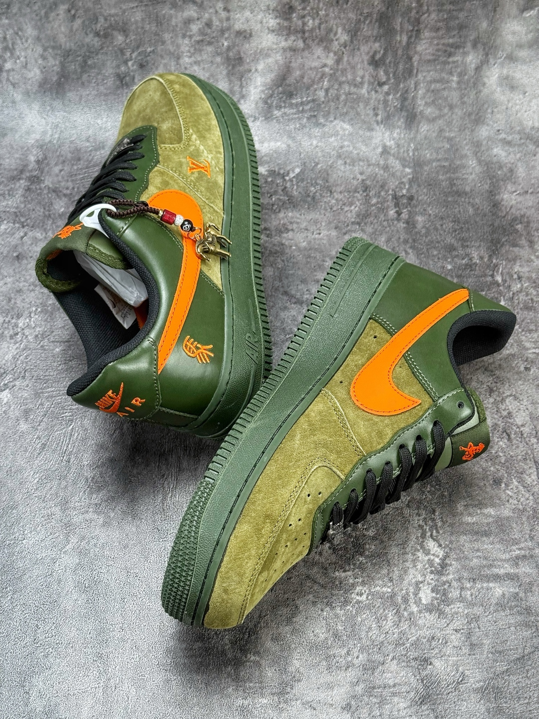 Nike Air Force 1 Low 07 x Louis Vuitton 马年限定 绿橙 XY9025-010