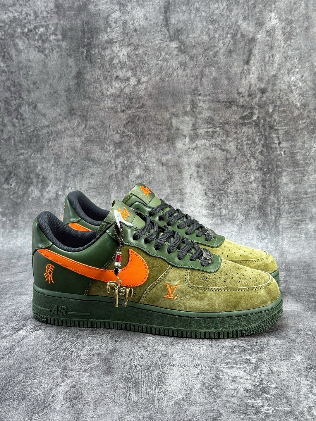 Nike Air Force 1 Low 07 x Louis Vuitton 马年限定 绿橙 XY9025-010
