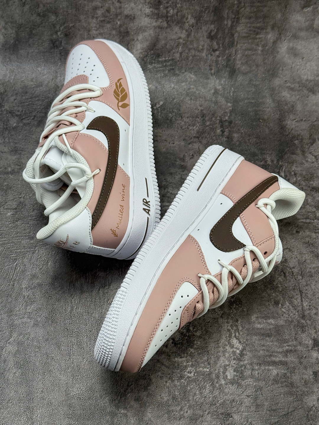 Nike Air Force 1 Low 07 粉白黑绑带 CV8688-578