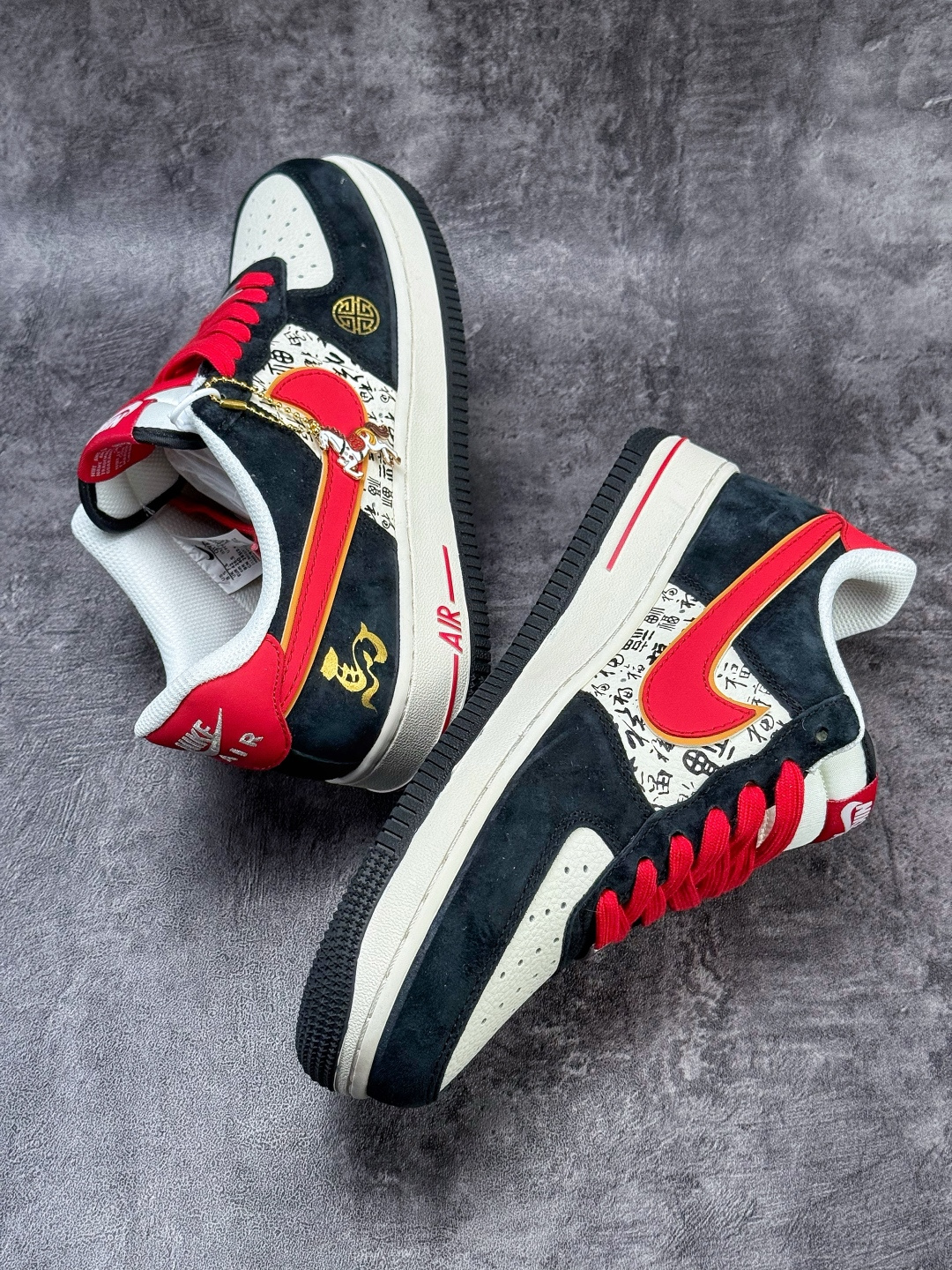 Nike Air Force 1 Low 07 马年限定 黑白红 QW5288-132