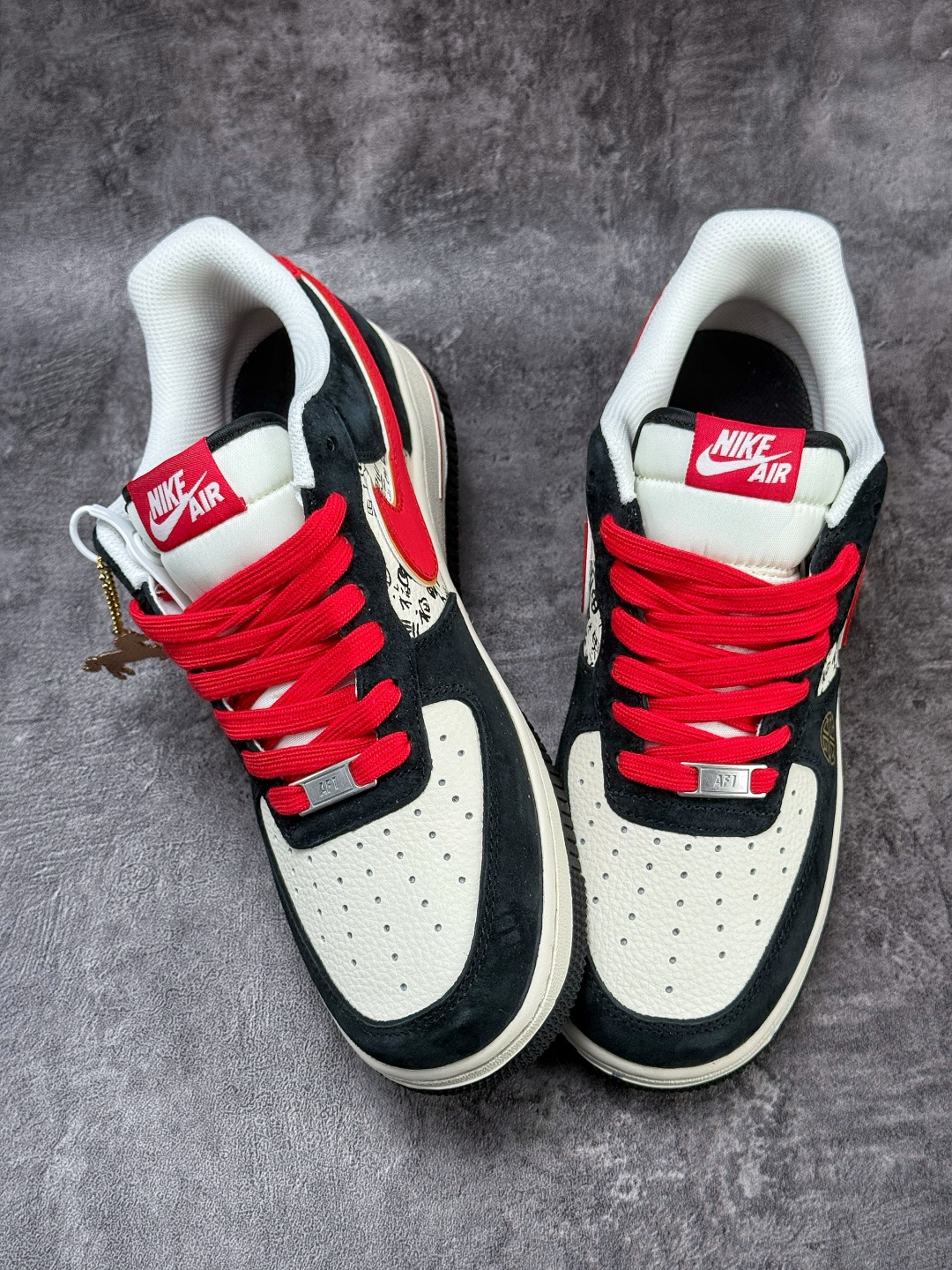 Nike Air Force 1 Low 07 马年限定 黑白红 QW5288-132