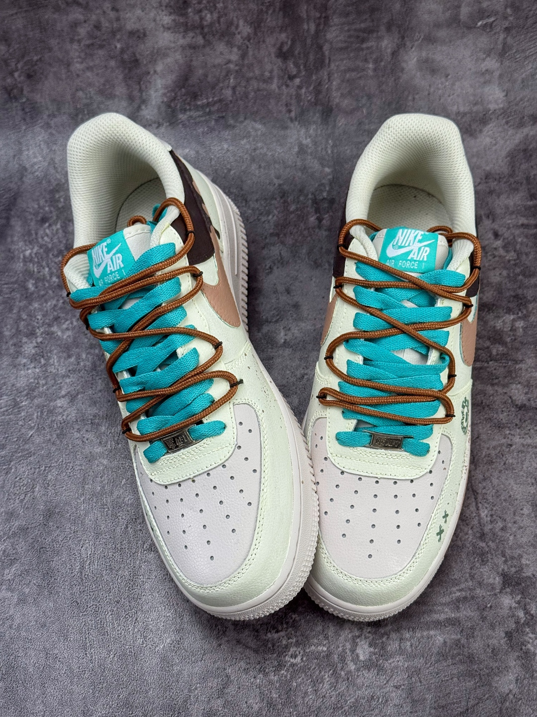 Nike Air Force 1 Low 07 绿白黑绑带 DZ1382-121