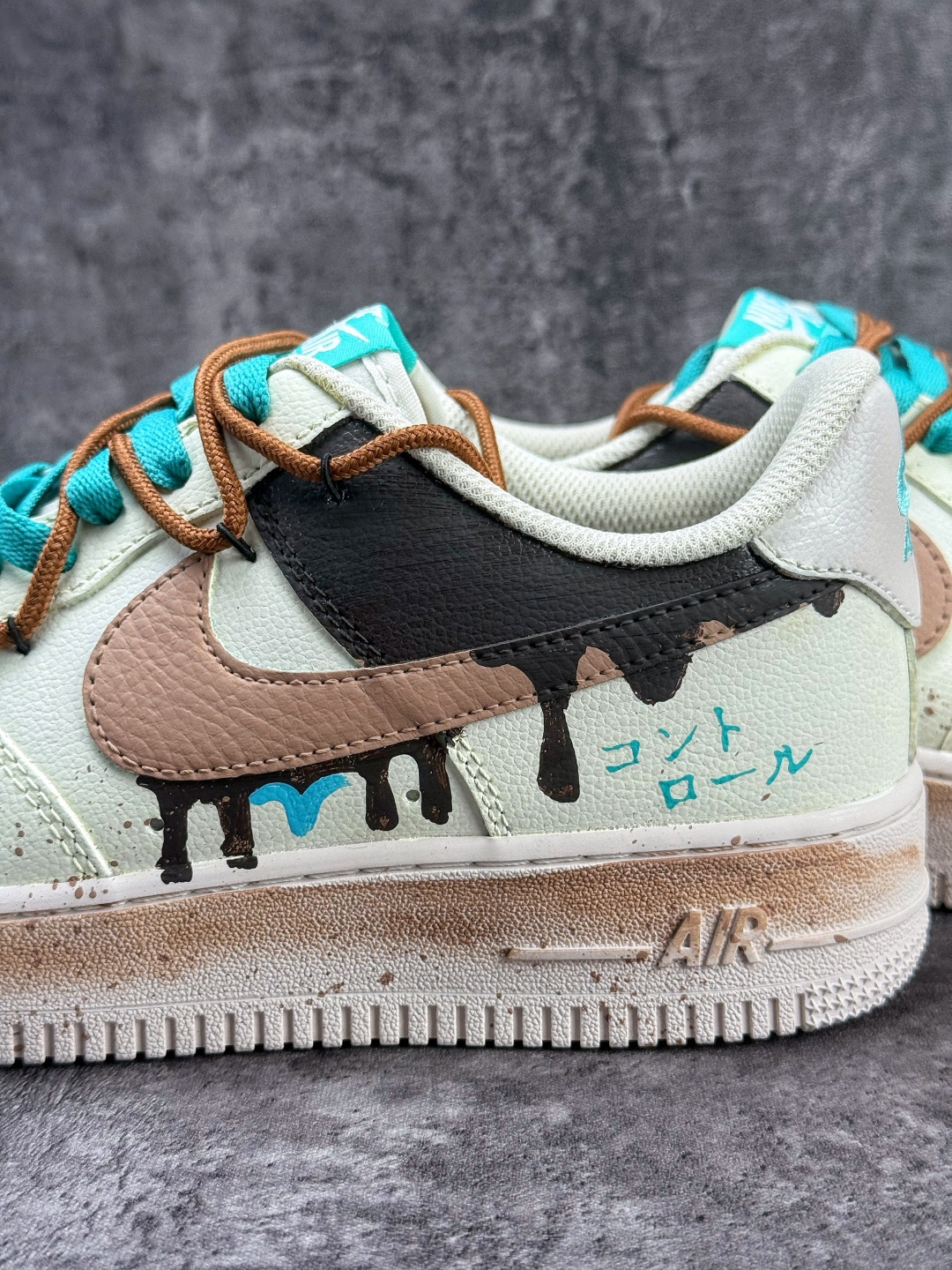 Nike Air Force 1 Low 07 绿白黑绑带 DZ1382-121