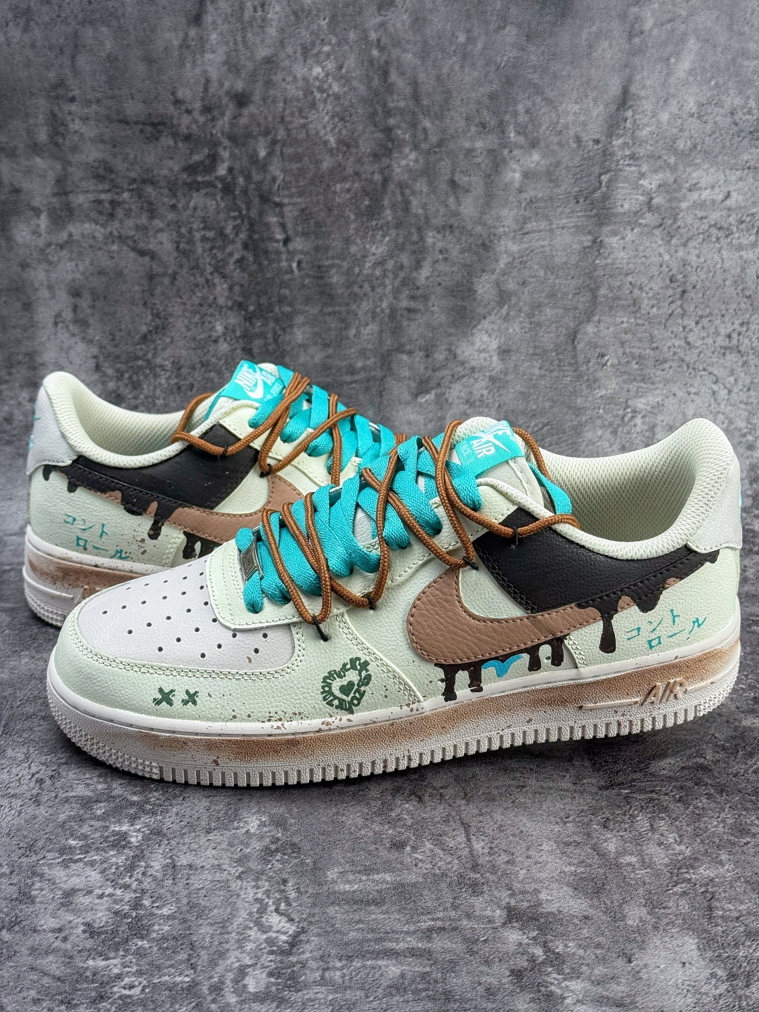 Nike Air Force 1 Low 07 绿白黑绑带 DZ1382-121