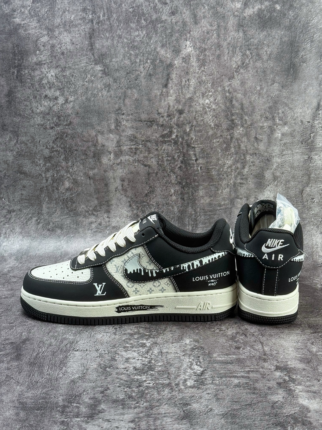 Nike Air Force 1 Low 07 x Louis Vuitton 黑白 KG6699-F30-High Quatity Cheap Brand wholesale wholesaler seller Clothes Bags handbags Sneakers Top Fashion Clothing Shoes from China Factory Chinese suppliers best Quality Beautiful Price Nike Air Force 1 Low 07 x Louis Vuitton 黑白 KG6699-F30