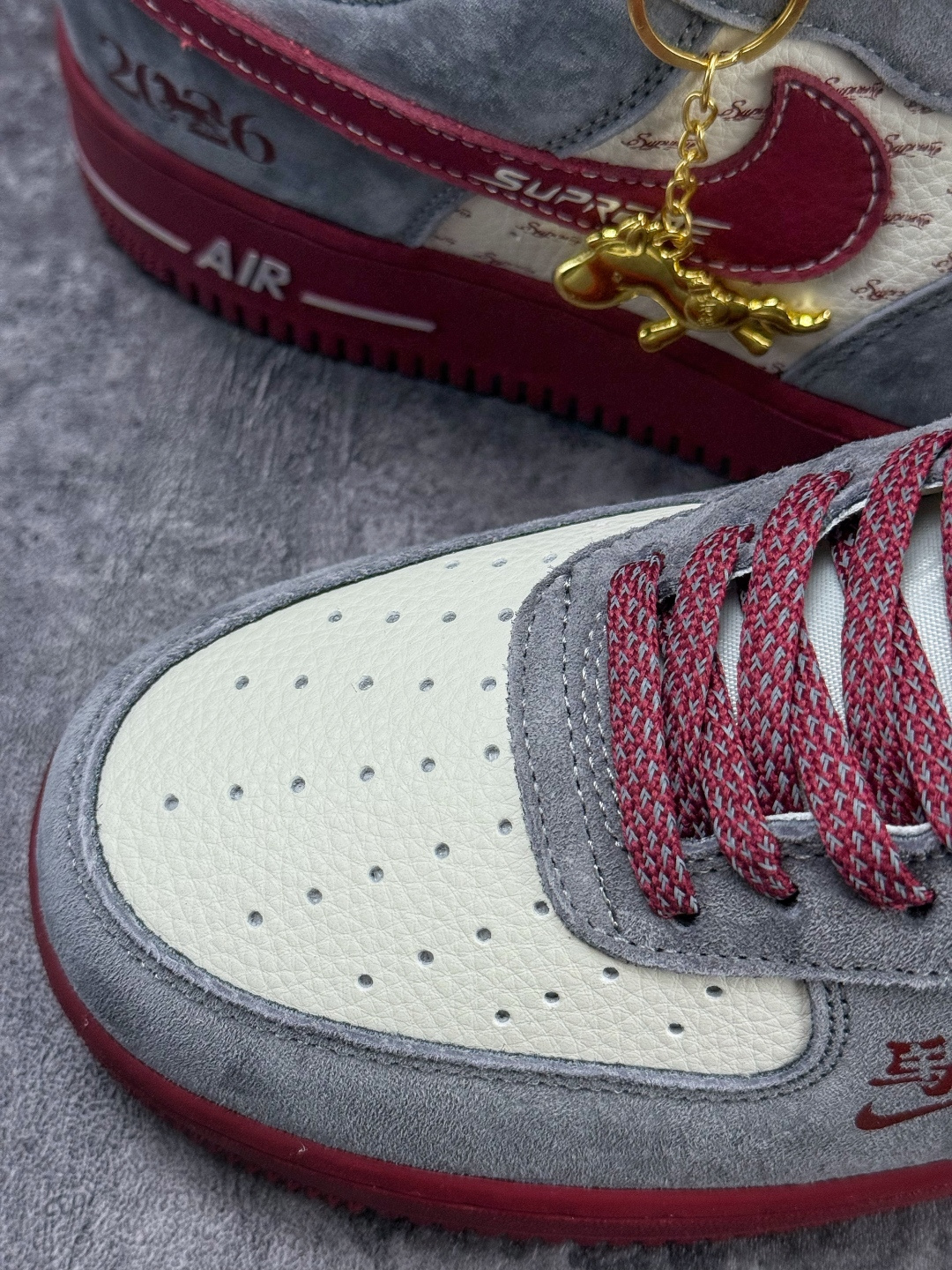 Nike Air Force 1 Low 07 马年限定 灰白小勾 XL1982-335