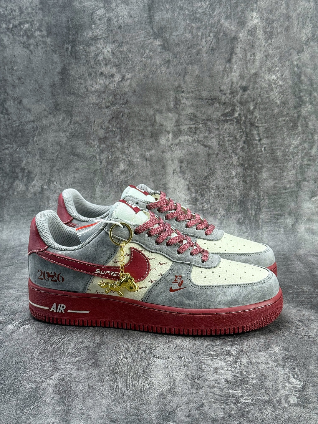Nike Air Force 1 Low 07 马年限定 灰白小勾 XL1982-335