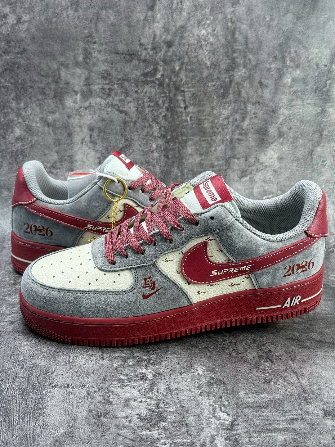 Nike Air Force 1 Low 07 马年限定 灰白小勾 XL1982-335