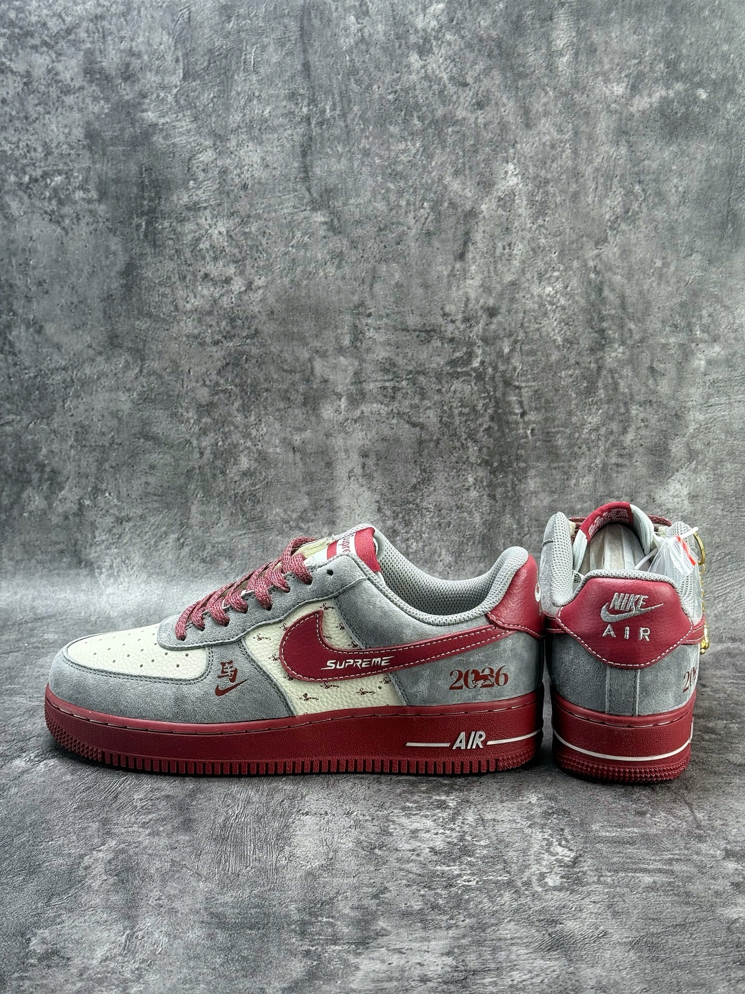 Nike Air Force 1 Low 07 马年限定 灰白小勾 XL1982-335