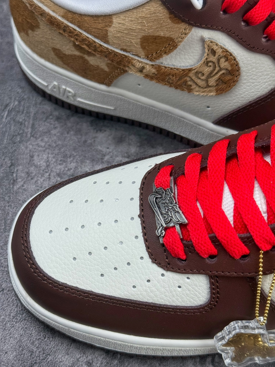 Nike Air Force 1 Low 07 棕白红 IQ1119-100