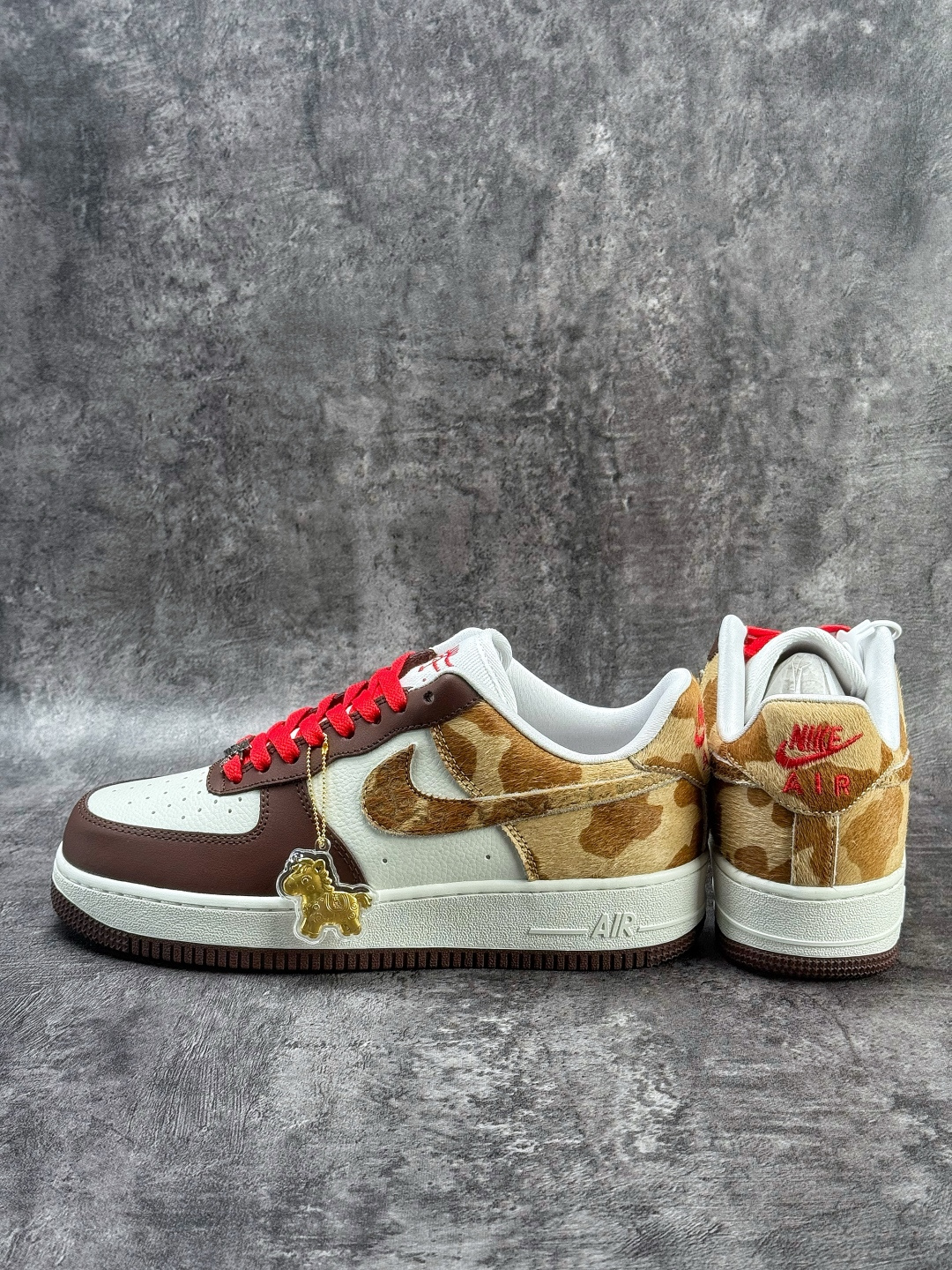 Nike Air Force 1 Low 07 棕白红 IQ1119-100