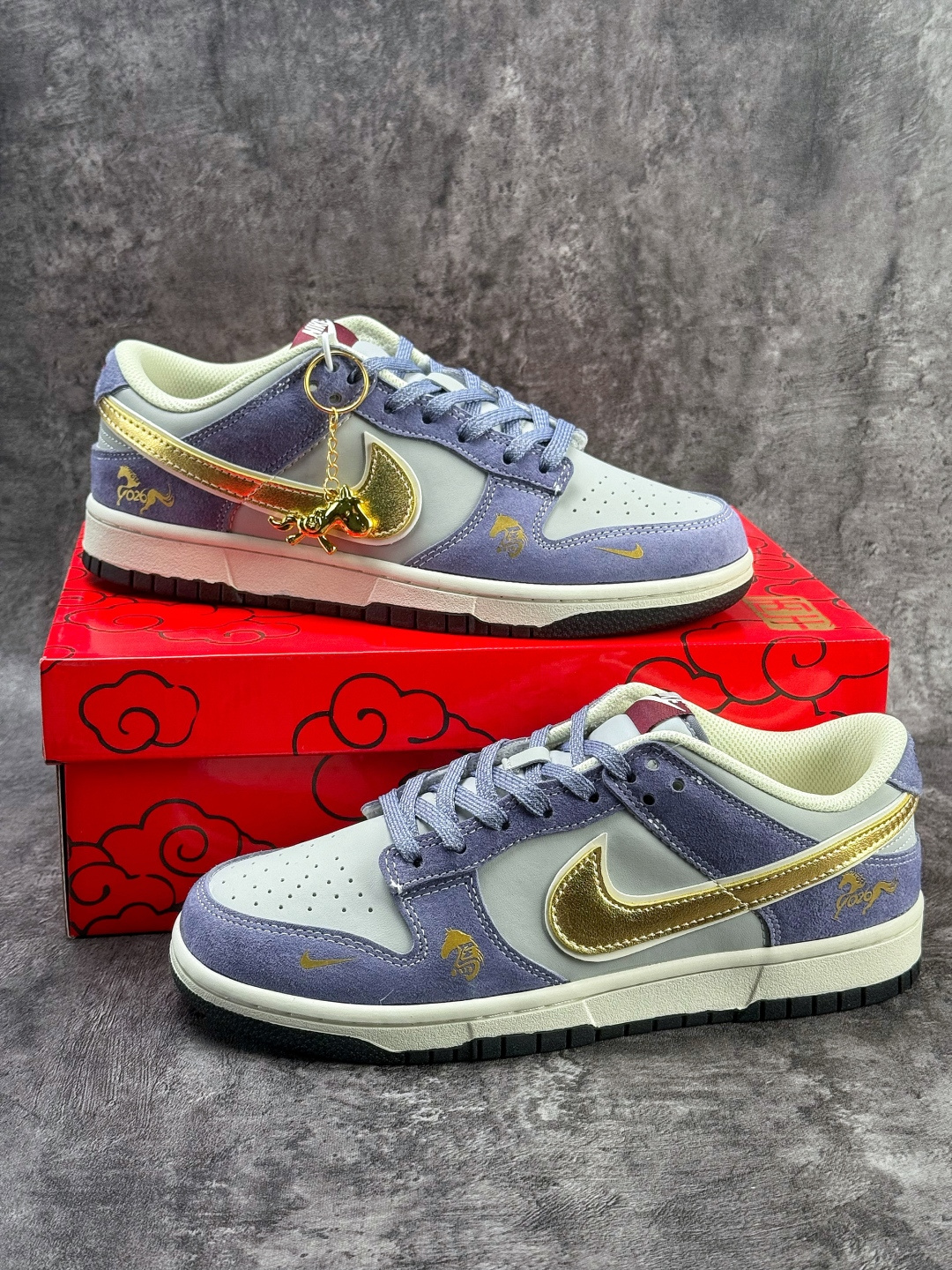 Nike SB Dunk Low 马年限定 紫白小勾 DN3168-022