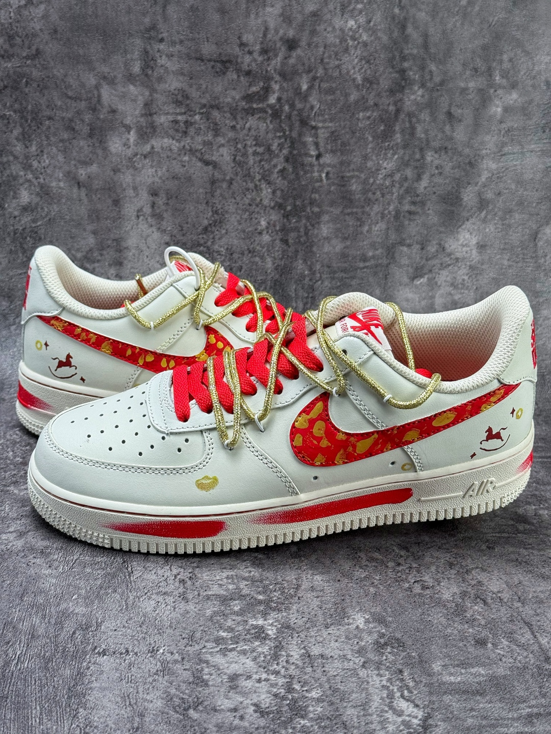 Nike Air Force 1 Low 07 马年限定 白红 SD2023-402