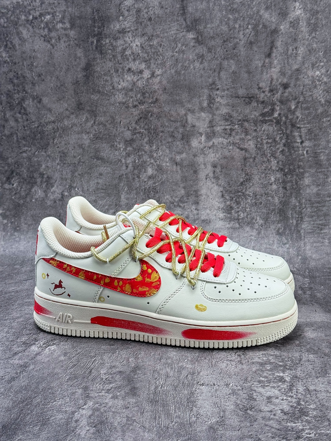 Nike Air Force 1 Low 07 马年限定 白红 SD2023-402
