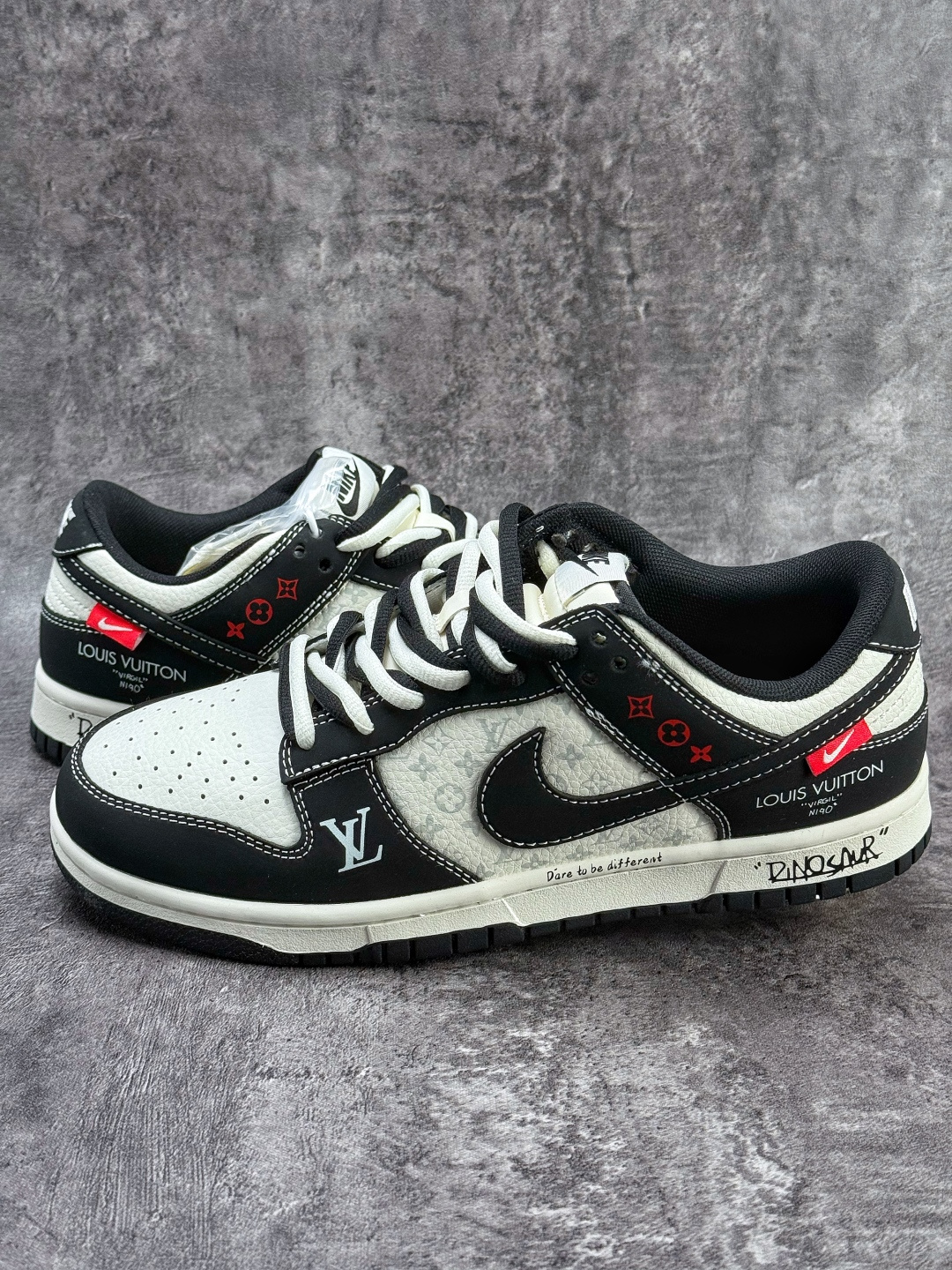 Nike SB Dunk Low x Louis Vuitton 黑白 KG6699-F25