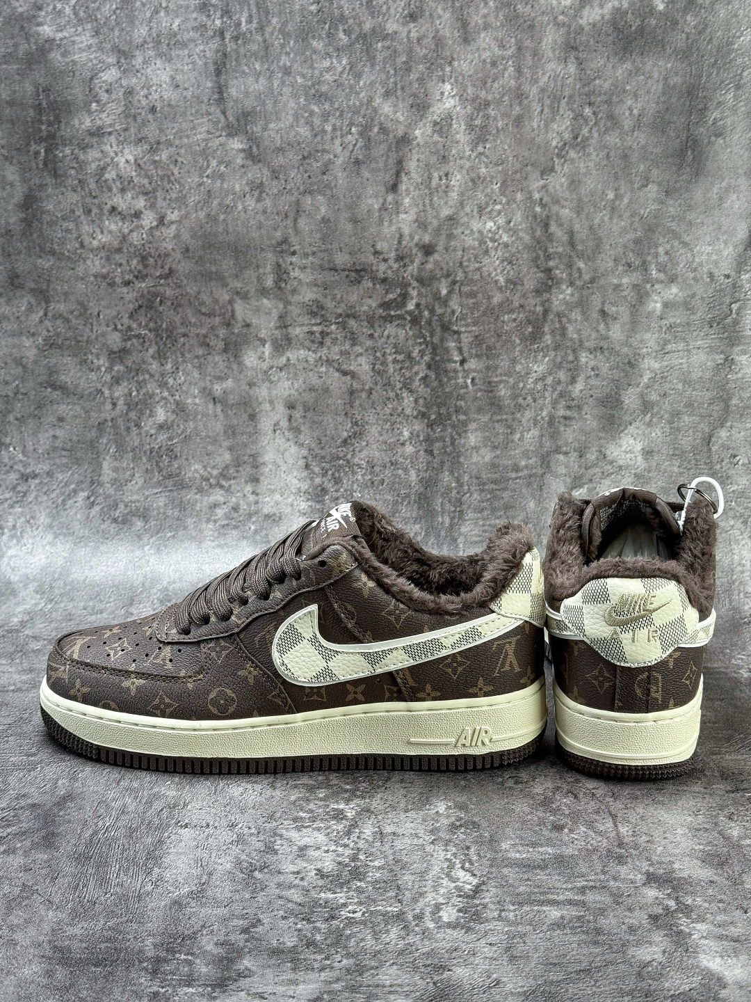 Nike Air Force 1 Low 07 x Louis Vuitton 棕白 XL1979-136