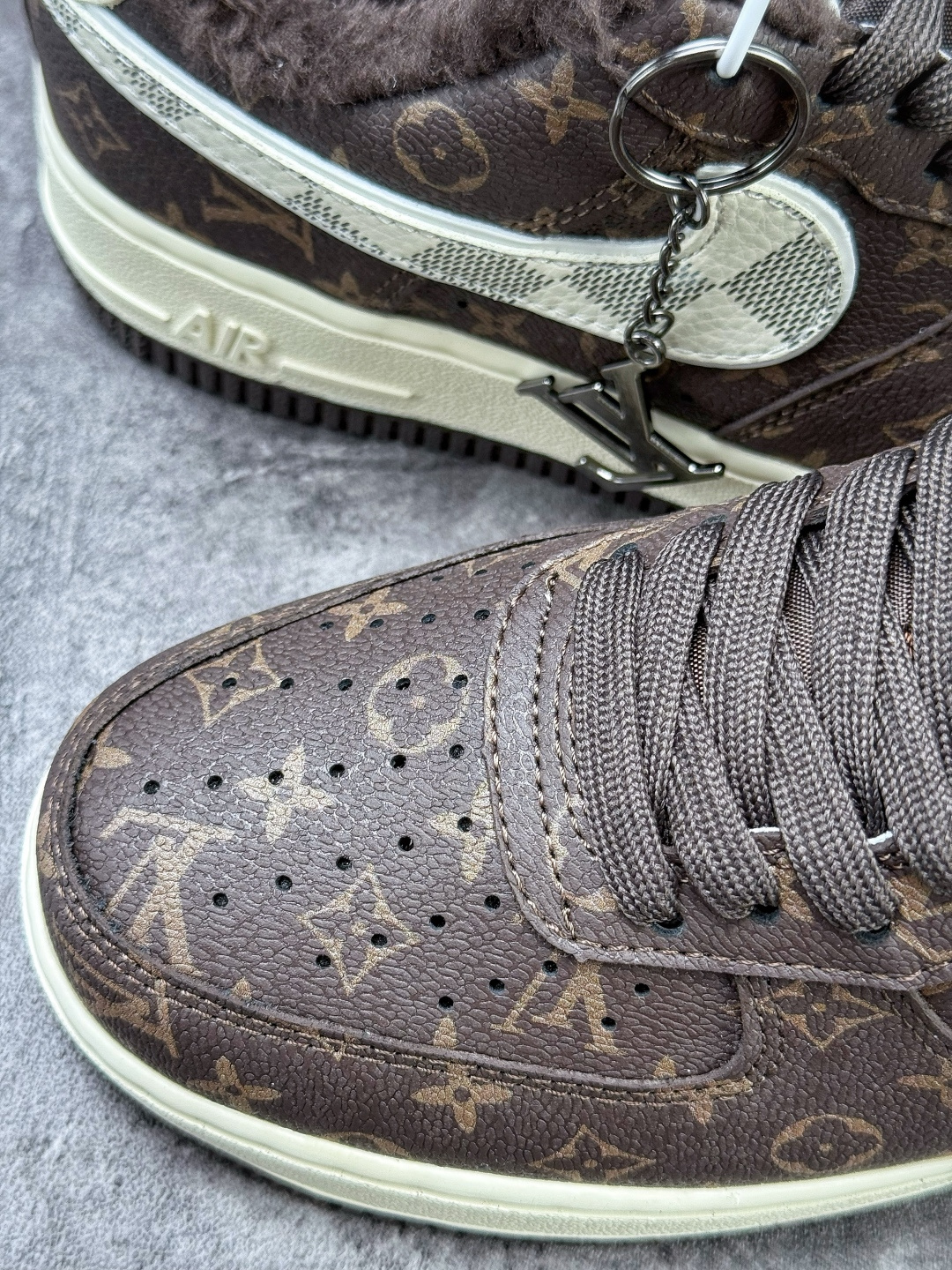 Nike Air Force 1 Low 07 x Louis Vuitton 棕白 XL1979-136