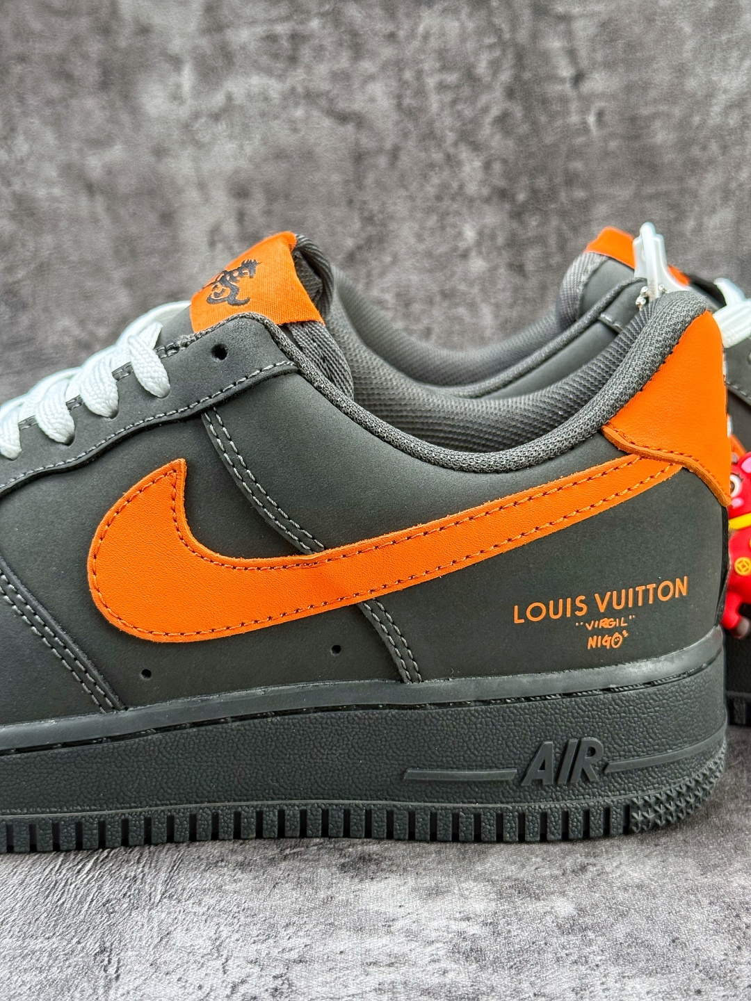 Nike Air Force 1 Low 07 x Louis Vuitton 马年限定 黑橙 XY9025-004-Top High Quatity Cheap Sneakers Fashion Clothing Clothes Bags handbags Shoes of all Brand wholesale With The best Quality And Beautiful Price from China Factory Chinese suppliers wholesaler seller Nike Air Force 1 Low 07 x Louis Vuitton 马年限定 黑橙 XY9025-004