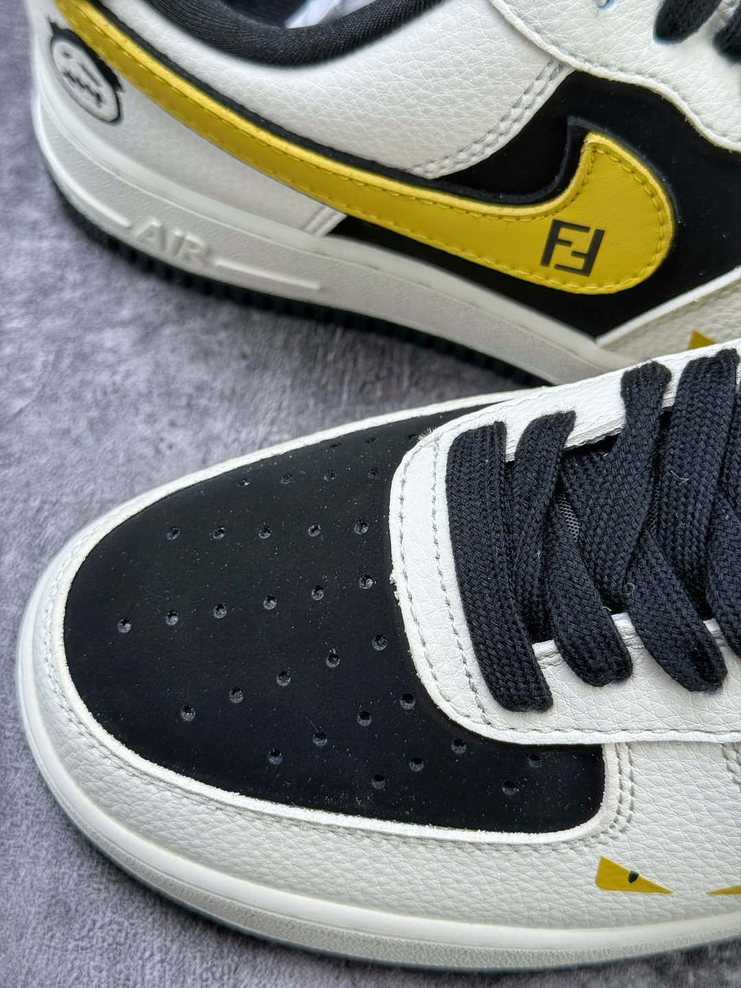 Nike Air Force 1 Low 07 x Fendi 白黑 BK1916-003