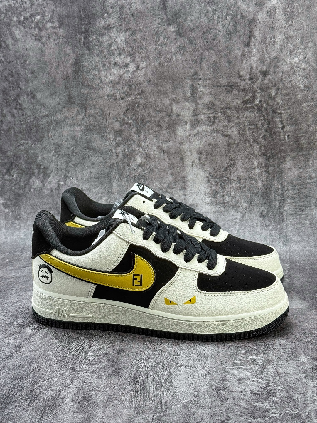 Nike Air Force 1 Low 07 x Fendi 白黑 BK1916-003