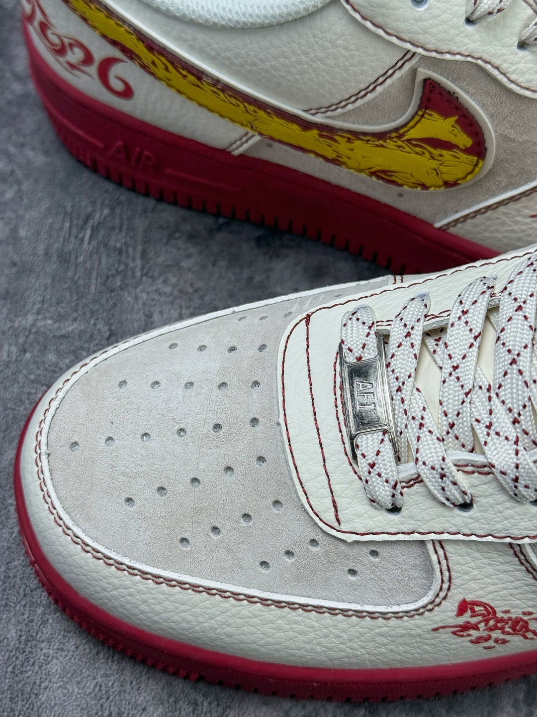 Nike Air Force 1 Low 07 马年限定 白红 CS5288-048-Top High Quatity Cheap Sneakers Fashion Clothing Clothes Bags handbags Shoes of all Brand wholesale With The best Quality And Beautiful Price from China Factory Chinese suppliers wholesaler seller Nike Air Force 1 Low 07 马年限定 白红 CS5288-048