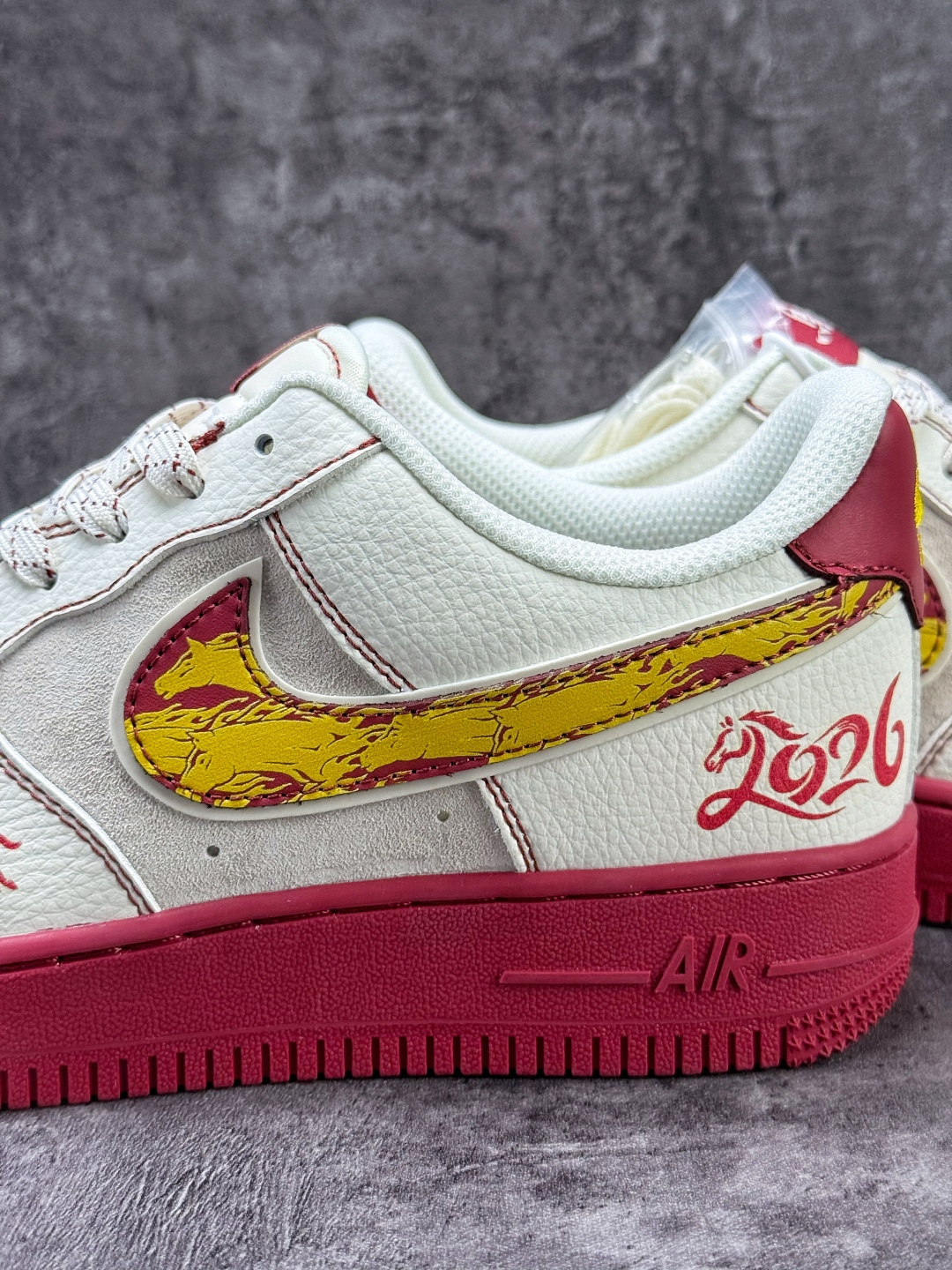 Nike Air Force 1 Low 07 马年限定 白红 CS5288-048-Top High Quatity Cheap Sneakers Fashion Clothing Clothes Bags handbags Shoes of all Brand wholesale With The best Quality And Beautiful Price from China Factory Chinese suppliers wholesaler seller Nike Air Force 1 Low 07 马年限定 白红 CS5288-048