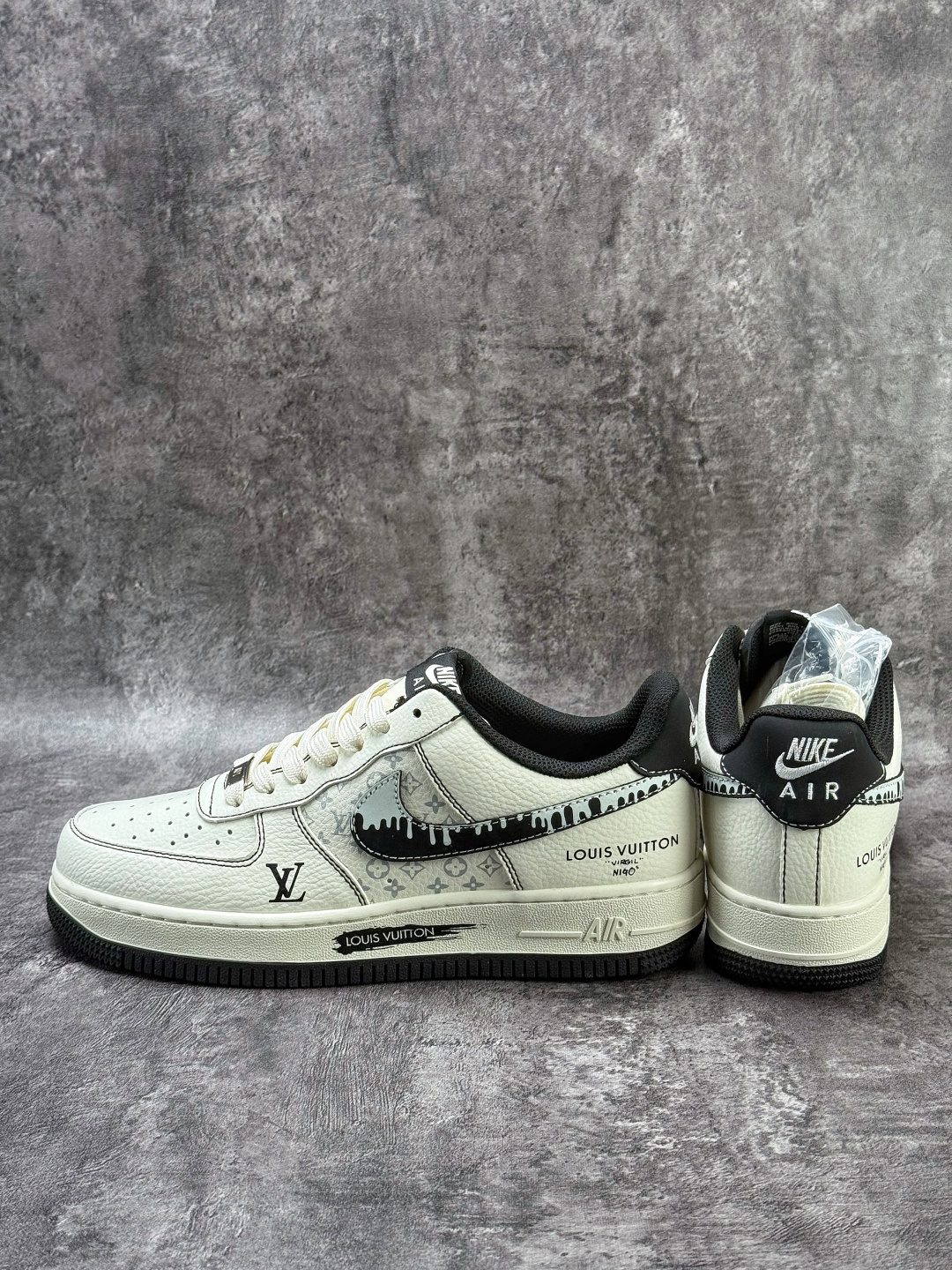 Nike Air Force 1 Low 07 x Louis Vuitton 白黑 KG6699-F31-Top High Quatity Cheap Sneakers Fashion Clothing Clothes Bags handbags Shoes of all Brand wholesale With The best Quality And Beautiful Price from China Factory Chinese suppliers wholesaler seller Nike Air Force 1 Low 07 x Louis Vuitton 白黑 KG6699-F31