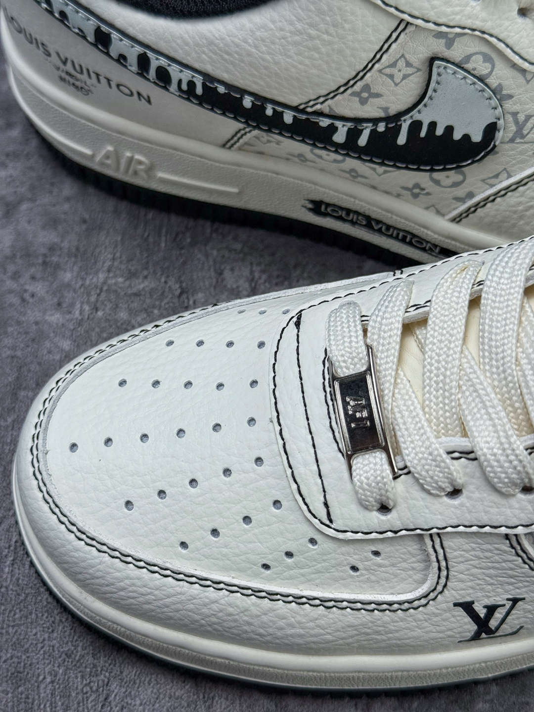 Nike Air Force 1 Low 07 x Louis Vuitton 白黑 KG6699-F31-Top High Quatity Cheap Sneakers Fashion Clothing Clothes Bags handbags Shoes of all Brand wholesale With The best Quality And Beautiful Price from China Factory Chinese suppliers wholesaler seller Nike Air Force 1 Low 07 x Louis Vuitton 白黑 KG6699-F31