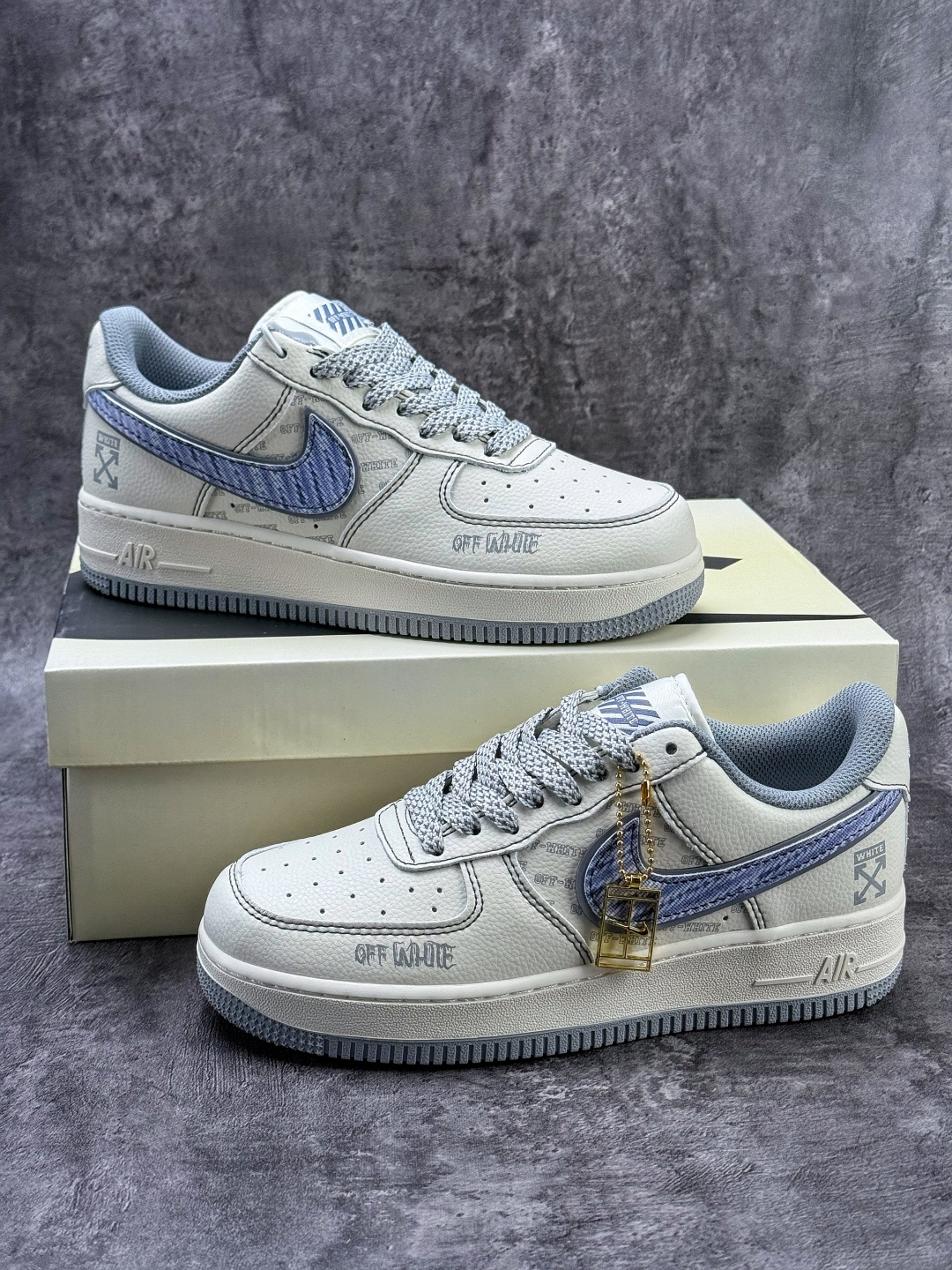 Nike Air Force 1 Low 07 x OFF-WHITE 白紫满天星 XY2025-008-Top High Quatity Cheap Sneakers Fashion Clothing Clothes Bags handbags Shoes of all Brand wholesale With The best Quality And Beautiful Price from China Factory Chinese suppliers wholesaler seller Nike Air Force 1 Low 07 x OFF-WHITE 白紫满天星 XY2025-008