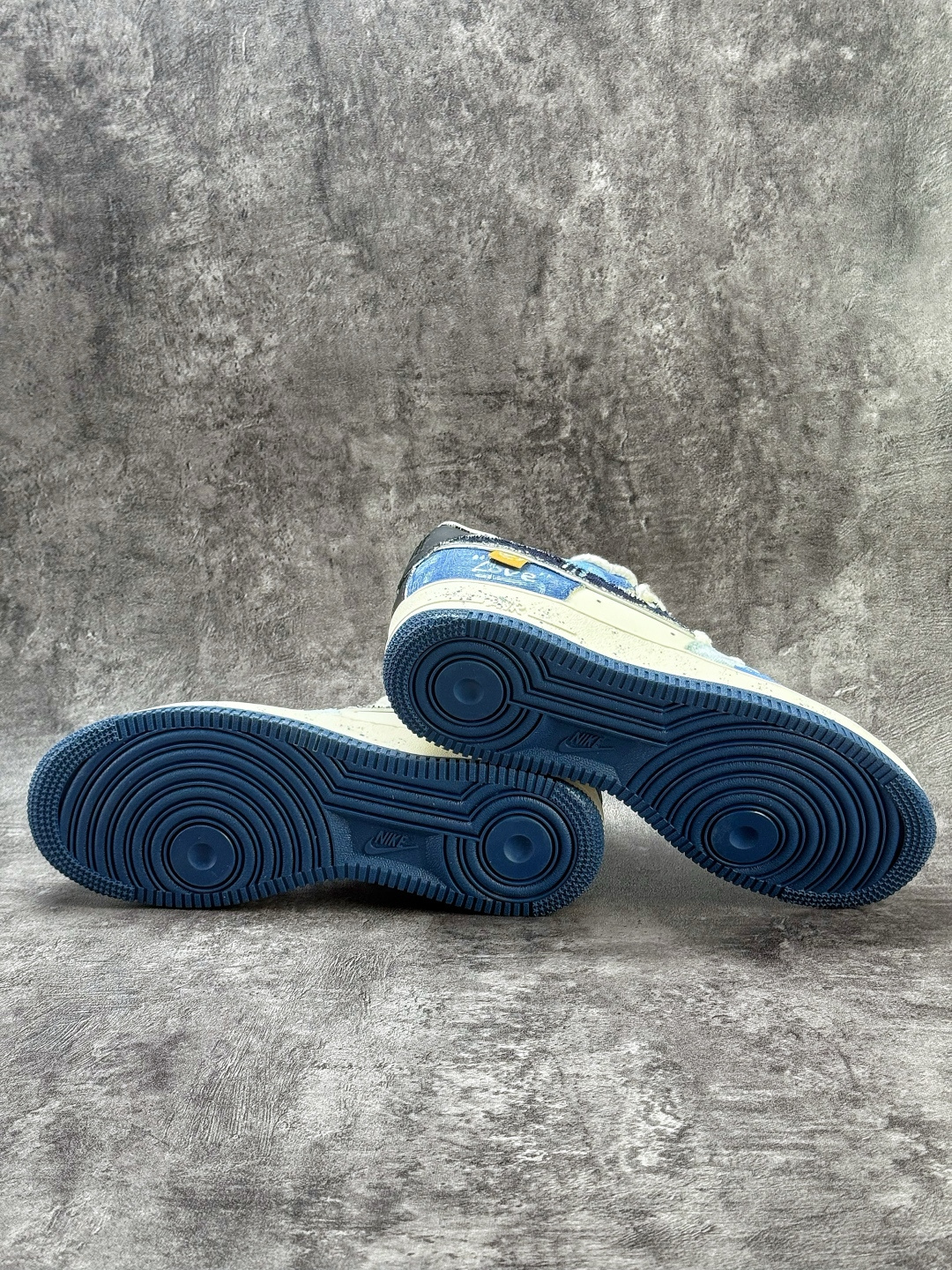 220 Nike Air Force 1 Low 07 蓝白红牛仔补丁 FB0607-707