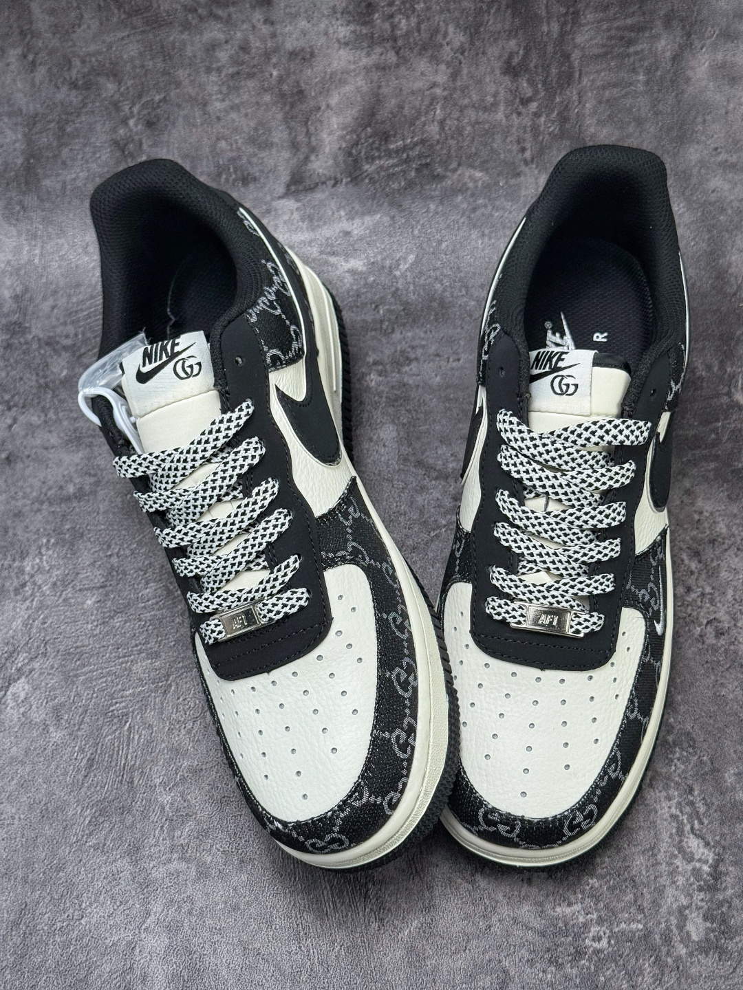 210 Nike Air Force 1 Low 07 x GUCCI 黑白小勾满天星 MM3399-810