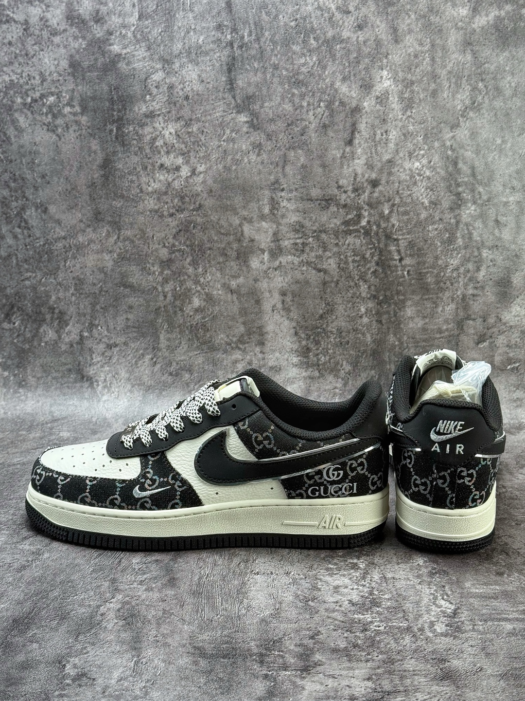 210 Nike Air Force 1 Low 07 x GUCCI 黑白小勾满天星 MM3399-810