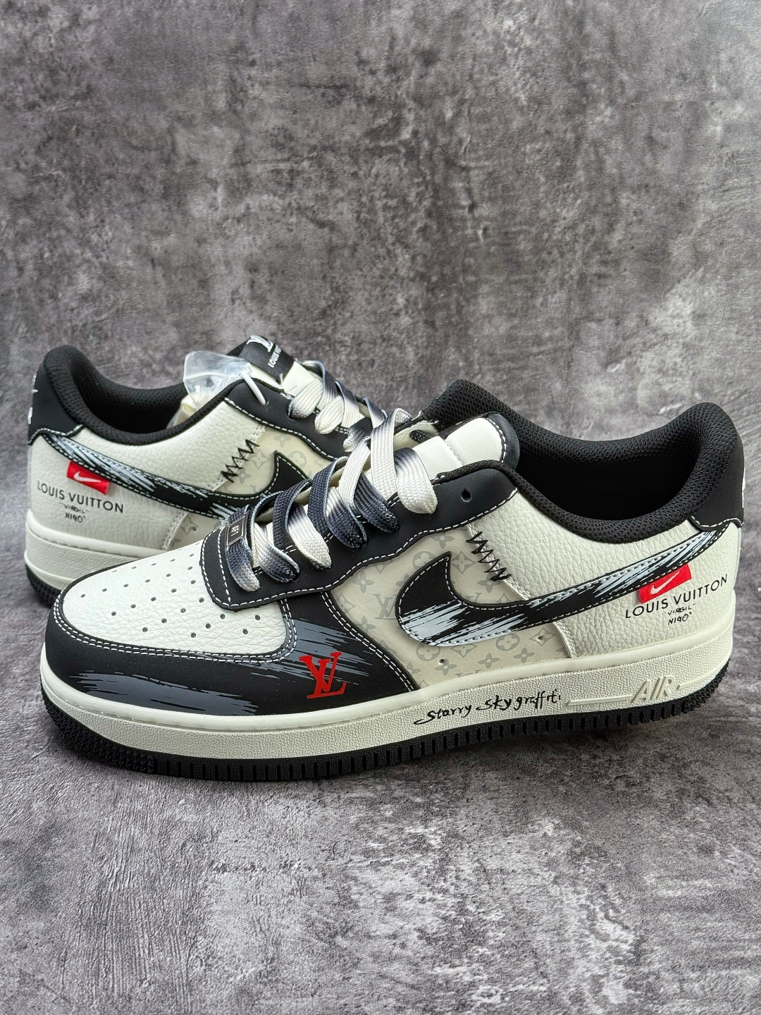 210 Nike Air Force 1 Low 07 x Louis Vuitton 黑白 KG6699-F15-Chinese UA Cheap High Quatity Brand Clothes Bags handbags Sneakers wholesale wholesaler seller from China Factory suppliers Fashion Clothing Shoes best Quality Beautiful Price 210 Nike Air Force 1 Low 07 x Louis Vuitton 黑白 KG6699-F15