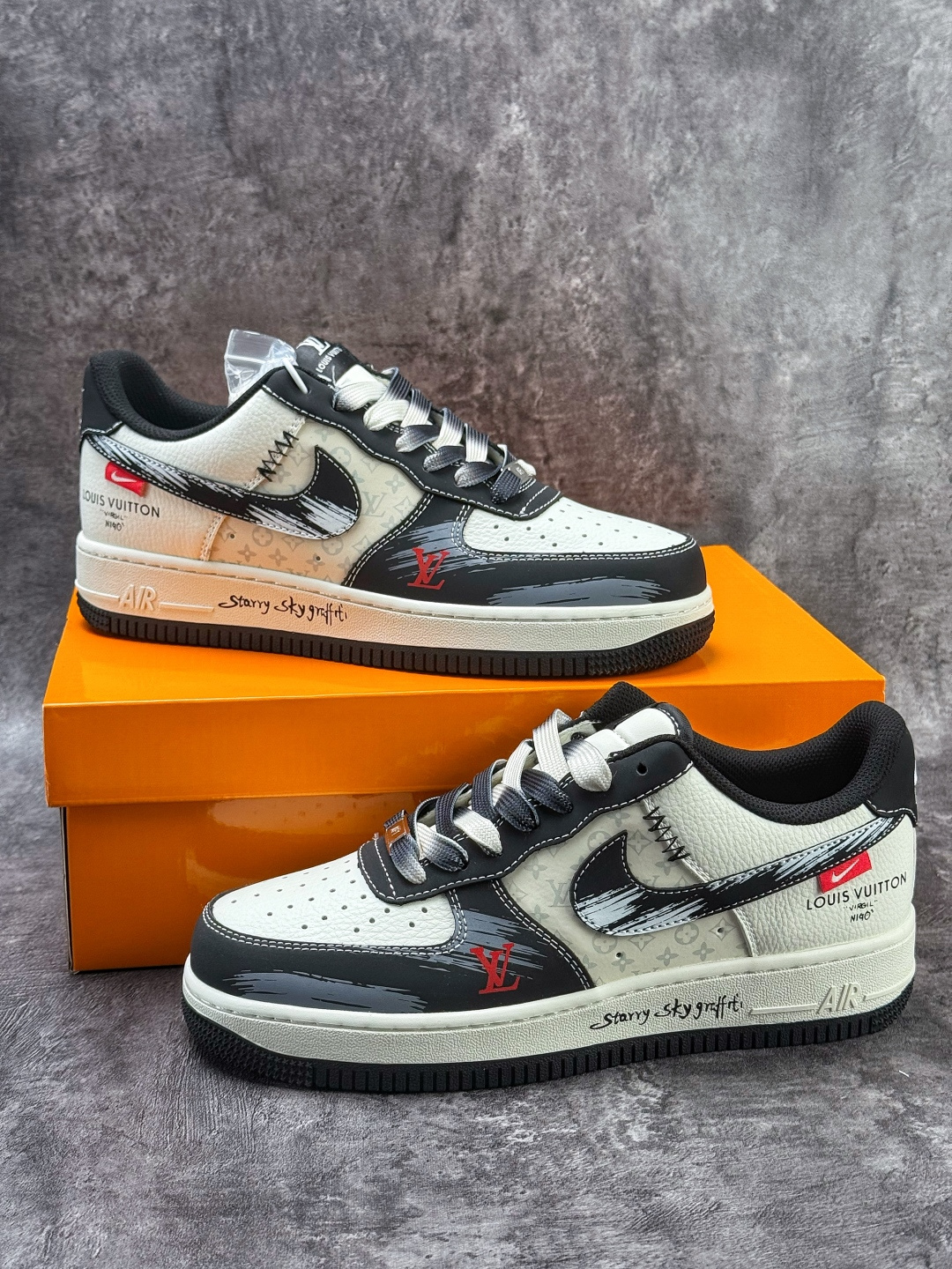 210 Nike Air Force 1 Low 07 x Louis Vuitton 黑白 KG6699-F15-Chinese UA Cheap High Quatity Brand Clothes Bags handbags Sneakers wholesale wholesaler seller from China Factory suppliers Fashion Clothing Shoes best Quality Beautiful Price 210 Nike Air Force 1 Low 07 x Louis Vuitton 黑白 KG6699-F15
