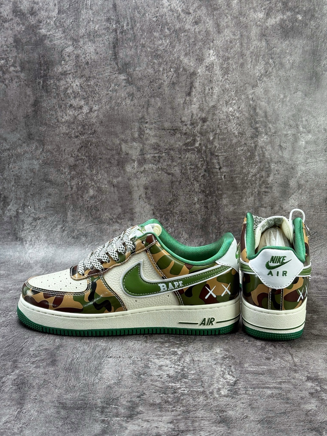 Nike Air Force 1 Low 07 x BAPE 迷彩绿白满天星 SY1388-032 Nike Air Force 1 Low 07 x BAPE 迷彩绿白满天星 SY1388-032