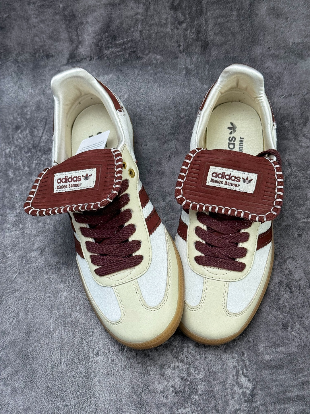 WALES BONNER x adidas originals Samba Pony Tonal 舒适 耐磨 低帮 板鞋 男女同款 米白 三阿迪达斯叶草休闲防滑耐磨低帮板鞋 IE0586 WALES BONNER x adidas originals Samba Pony Tonal 舒适 耐磨 低帮 板鞋 男女同款 米白 三阿迪达斯叶草休闲防滑耐磨低帮板鞋 IE0586