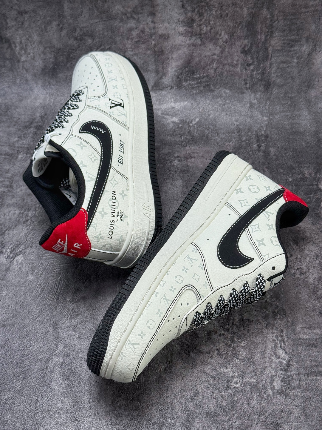 Nike Air Force 1 Low 07 x Louis Vuitton 白黑满天星 KD6699-F10 Nike Air Force 1 Low 07 x Louis Vuitton 白黑满天星 KD6699-F10