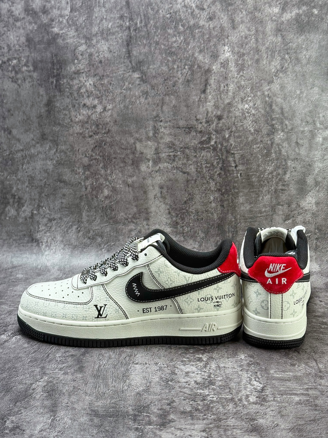 Nike Air Force 1 Low 07 x Louis Vuitton 白黑满天星 KD6699-F10 Nike Air Force 1 Low 07 x Louis Vuitton 白黑满天星 KD6699-F10