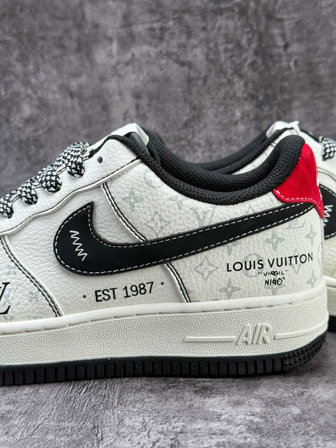 Nike Air Force 1 Low 07 x Louis Vuitton 白黑满天星 KD6699-F10 Nike Air Force 1 Low 07 x Louis Vuitton 白黑满天星 KD6699-F10