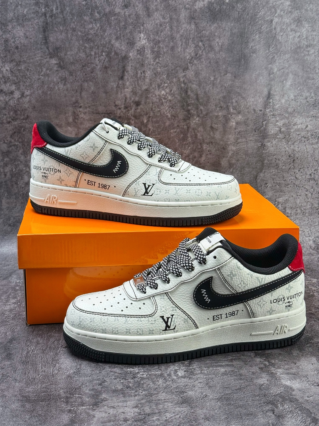 Nike Air Force 1 Low 07 x Louis Vuitton 白黑满天星 KD6699-F10 Nike Air Force 1 Low 07 x Louis Vuitton 白黑满天星 KD6699-F10