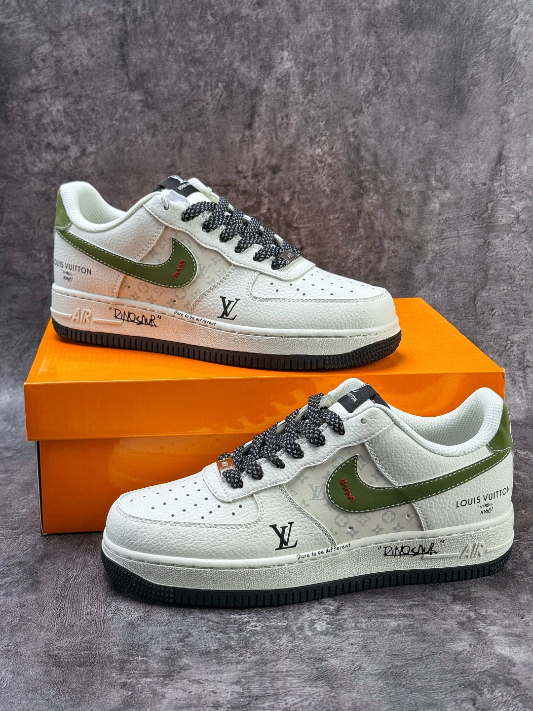210 Nike Air Force 1 Low 07 x Louis Vuitton 白绿满天星 KG6699-F16-Chinese UA Cheap High Quatity Brand Clothes Bags handbags Sneakers wholesale wholesaler seller from China Factory suppliers Fashion Clothing Shoes best Quality Beautiful Price 210 Nike Air Force 1 Low 07 x Louis Vuitton 白绿满天星 KG6699-F16