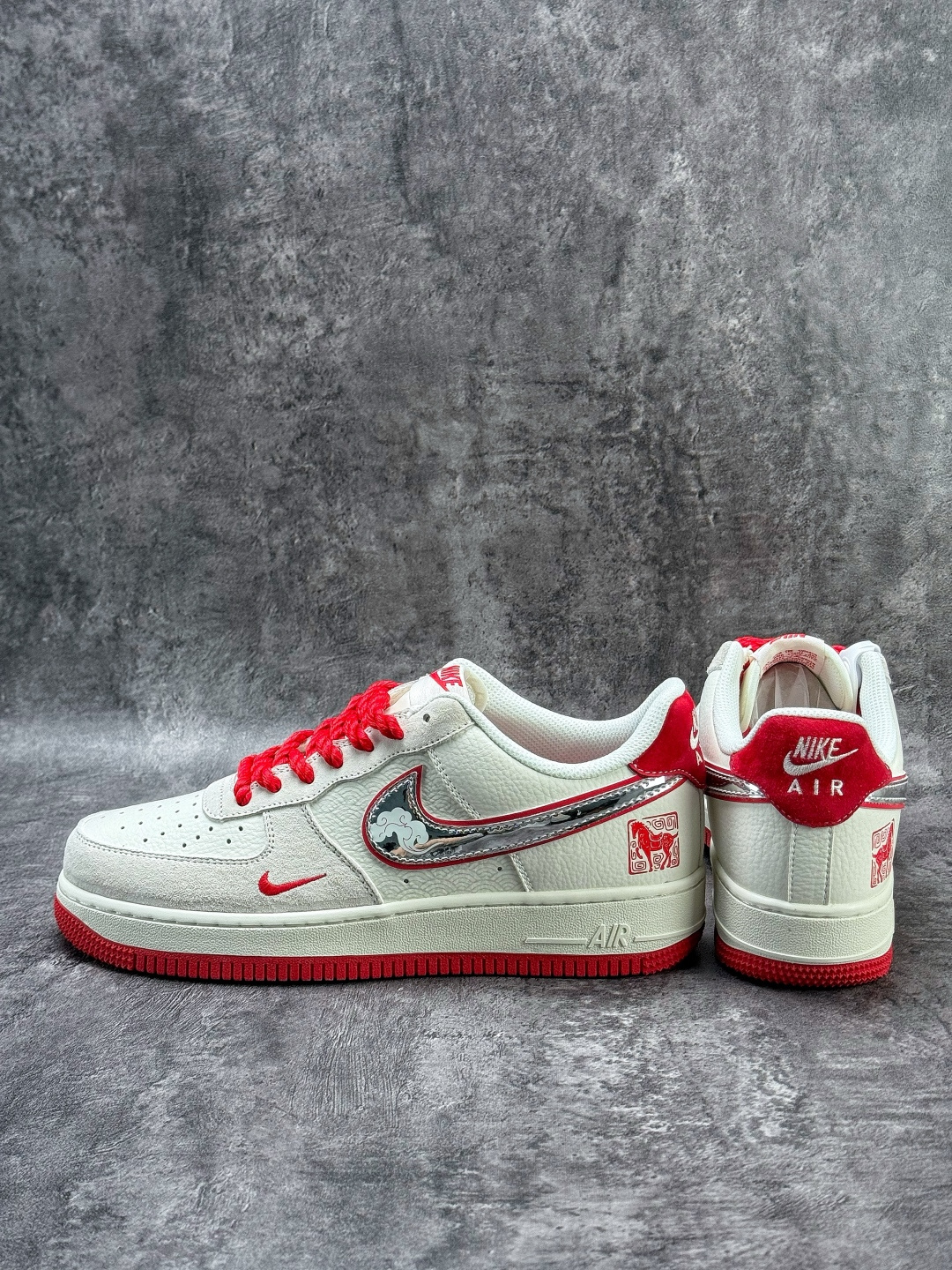 Nike Air Force 1 Low 07 马年限定 白红小勾 XA2001-901 Nike Air Force 1 Low 07 马年限定 白红小勾 XA2001-901