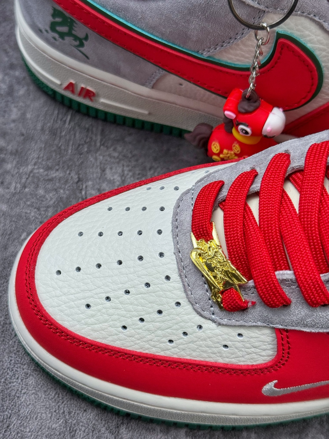 Nike Air Force 1 Low 07 马年限定 红白灰小勾 NH0601-520-Chinese wholesaler seller Clothes Bags handbags wholesale Shoes High Quatity wholesaler seller Cheap Sneakers from China Factory Chinese suppliers china wholesale clothing wholesaler seller Nike Air Force 1 Low 07 马年限定 红白灰小勾 NH0601-520