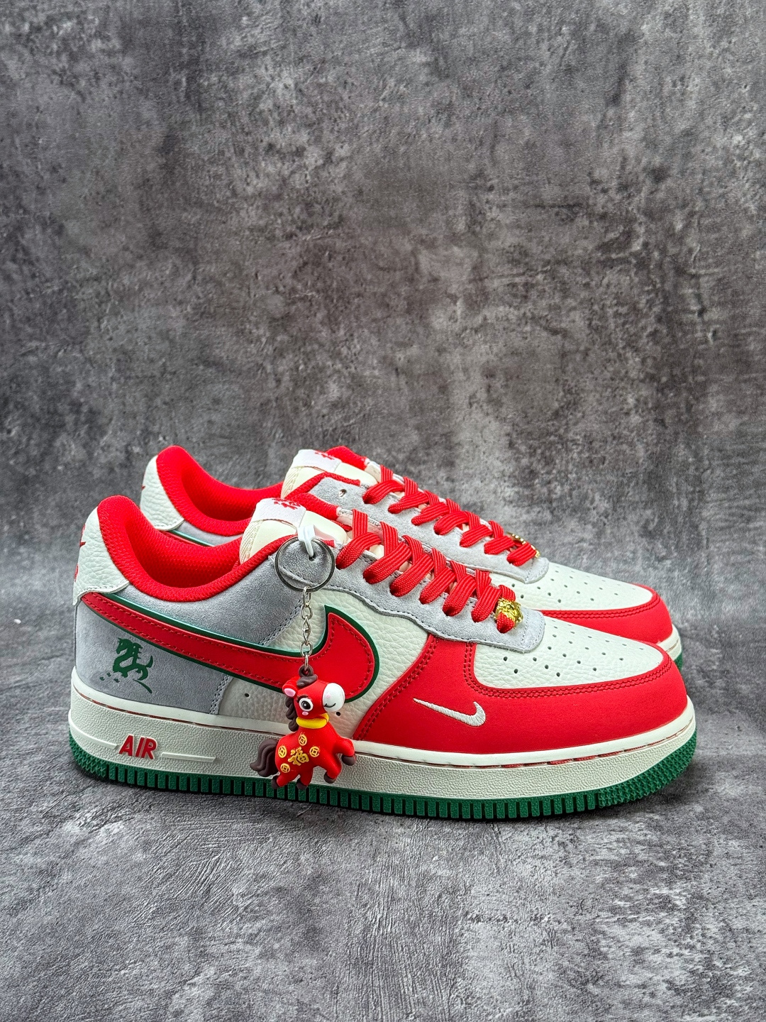 Nike Air Force 1 Low 07 马年限定 红白灰小勾 NH0601-520-Chinese wholesaler seller Clothes Bags handbags wholesale Shoes High Quatity wholesaler seller Cheap Sneakers from China Factory Chinese suppliers china wholesale clothing wholesaler seller Nike Air Force 1 Low 07 马年限定 红白灰小勾 NH0601-520