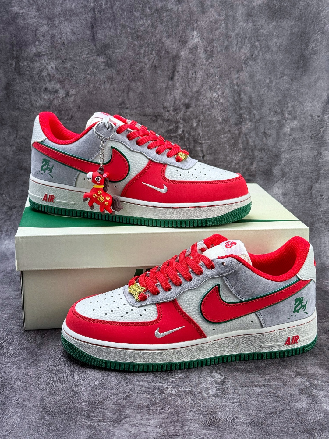 Nike Air Force 1 Low 07 马年限定 红白灰小勾 NH0601-520-Chinese wholesaler seller Clothes Bags handbags wholesale Shoes High Quatity wholesaler seller Cheap Sneakers from China Factory Chinese suppliers china wholesale clothing wholesaler seller Nike Air Force 1 Low 07 马年限定 红白灰小勾 NH0601-520