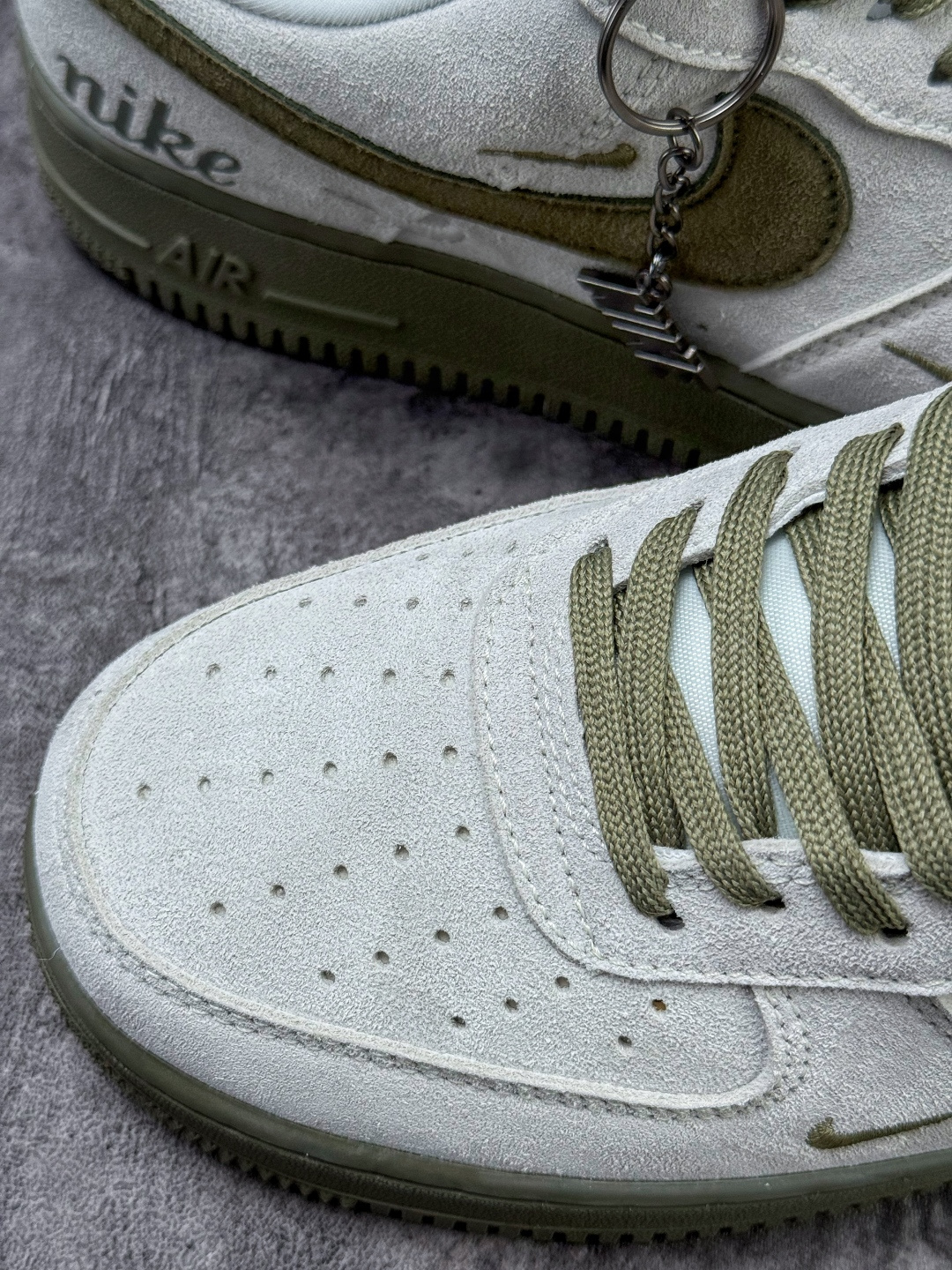 Nike Air Force 1 Low 07 灰绿三小勾 DF0188-122-Chinese wholesaler seller Clothes Bags handbags wholesale Shoes High Quatity wholesaler seller Cheap Sneakers from China Factory Chinese suppliers china wholesale clothing wholesaler seller Nike Air Force 1 Low 07 灰绿三小勾 DF0188-122