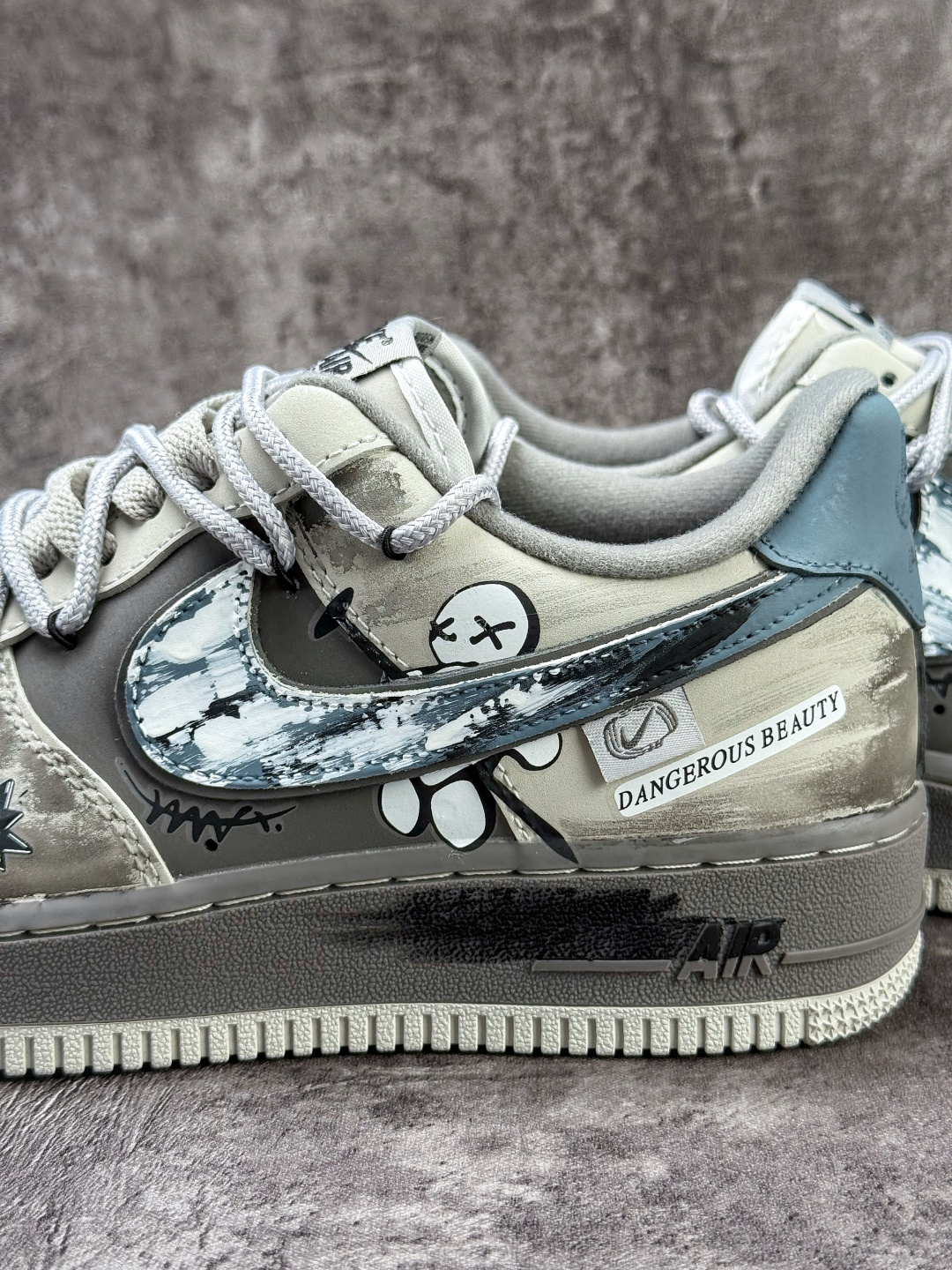 220 Nike Air Force 1 Low 07 灰蓝小勾 DB3310-333