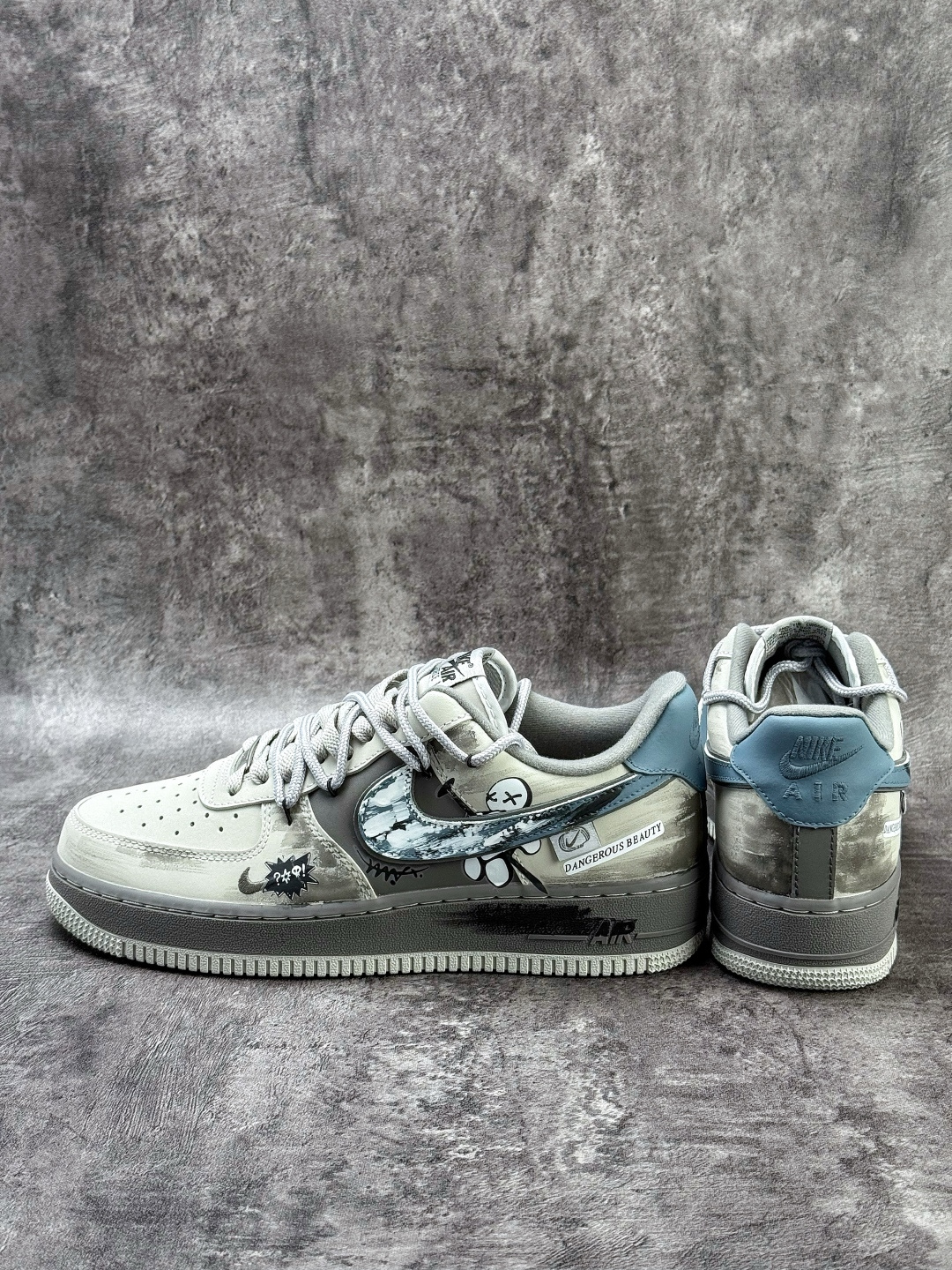 220 Nike Air Force 1 Low 07 灰蓝小勾 DB3310-333