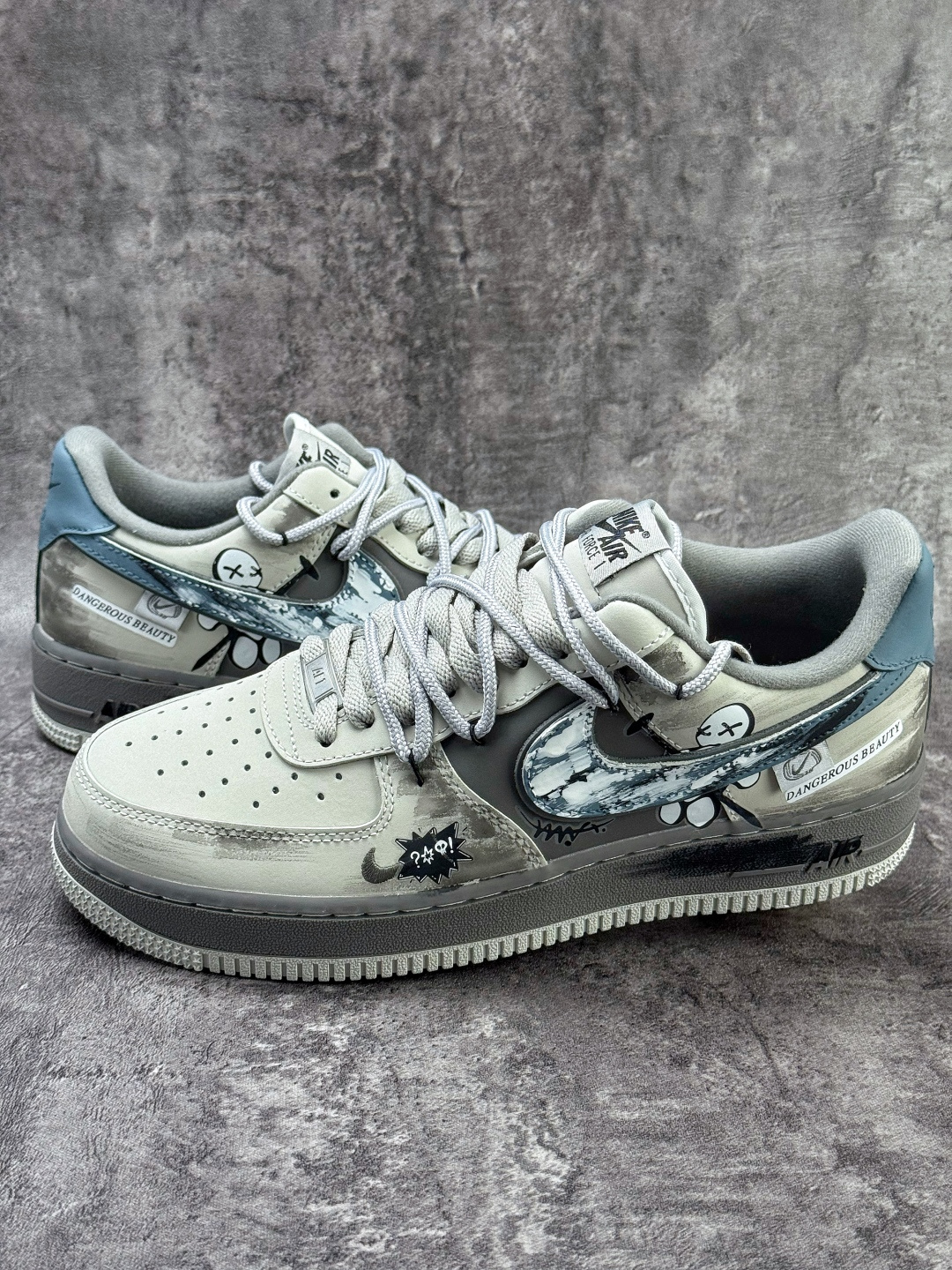 220 Nike Air Force 1 Low 07 灰蓝小勾 DB3310-333