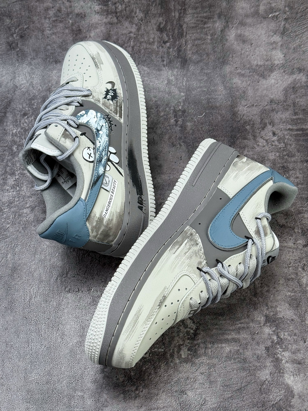 220 Nike Air Force 1 Low 07 灰蓝小勾 DB3310-333